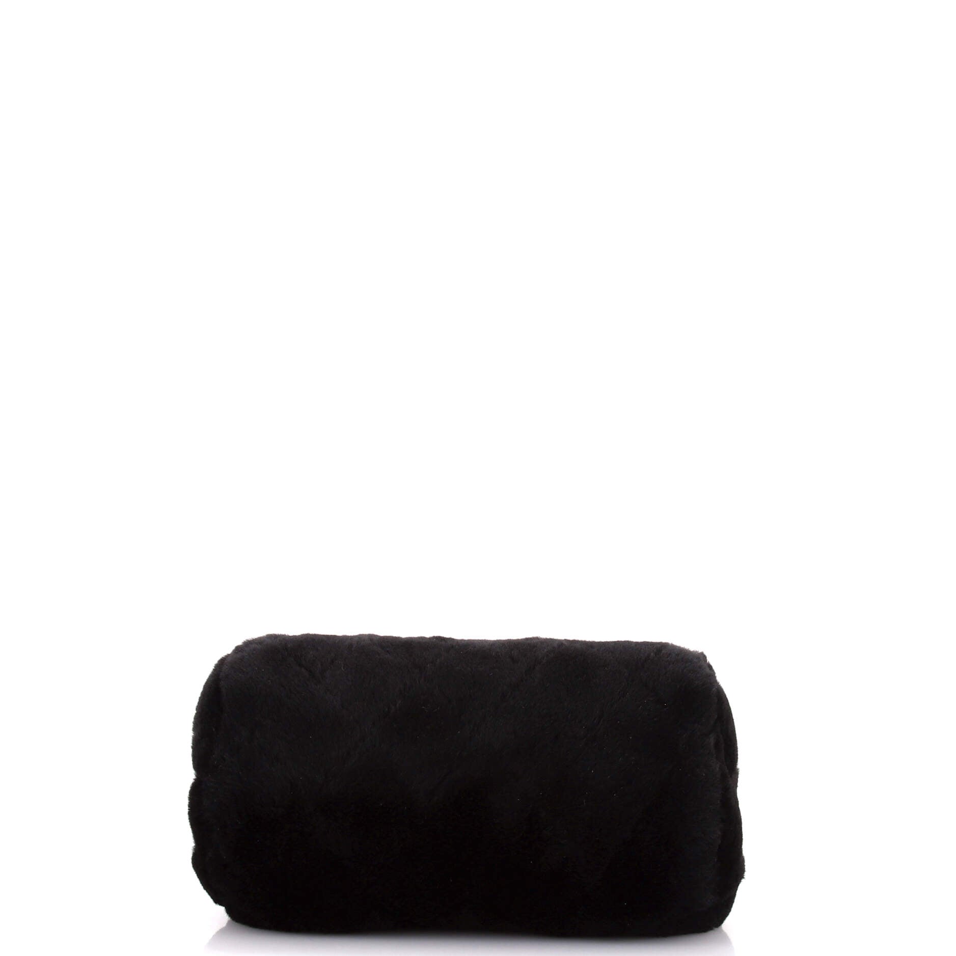 Barrel Bag Quilted Fur Small