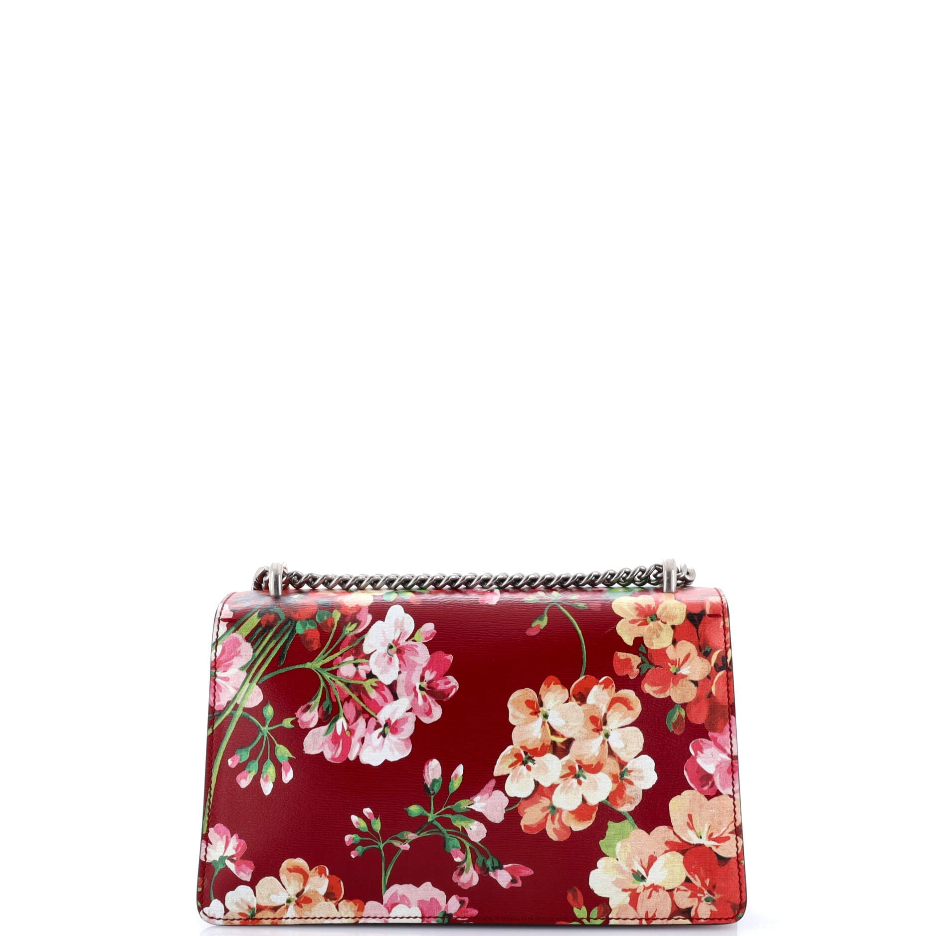 Dionysus Bag Blooms Print Leather Small