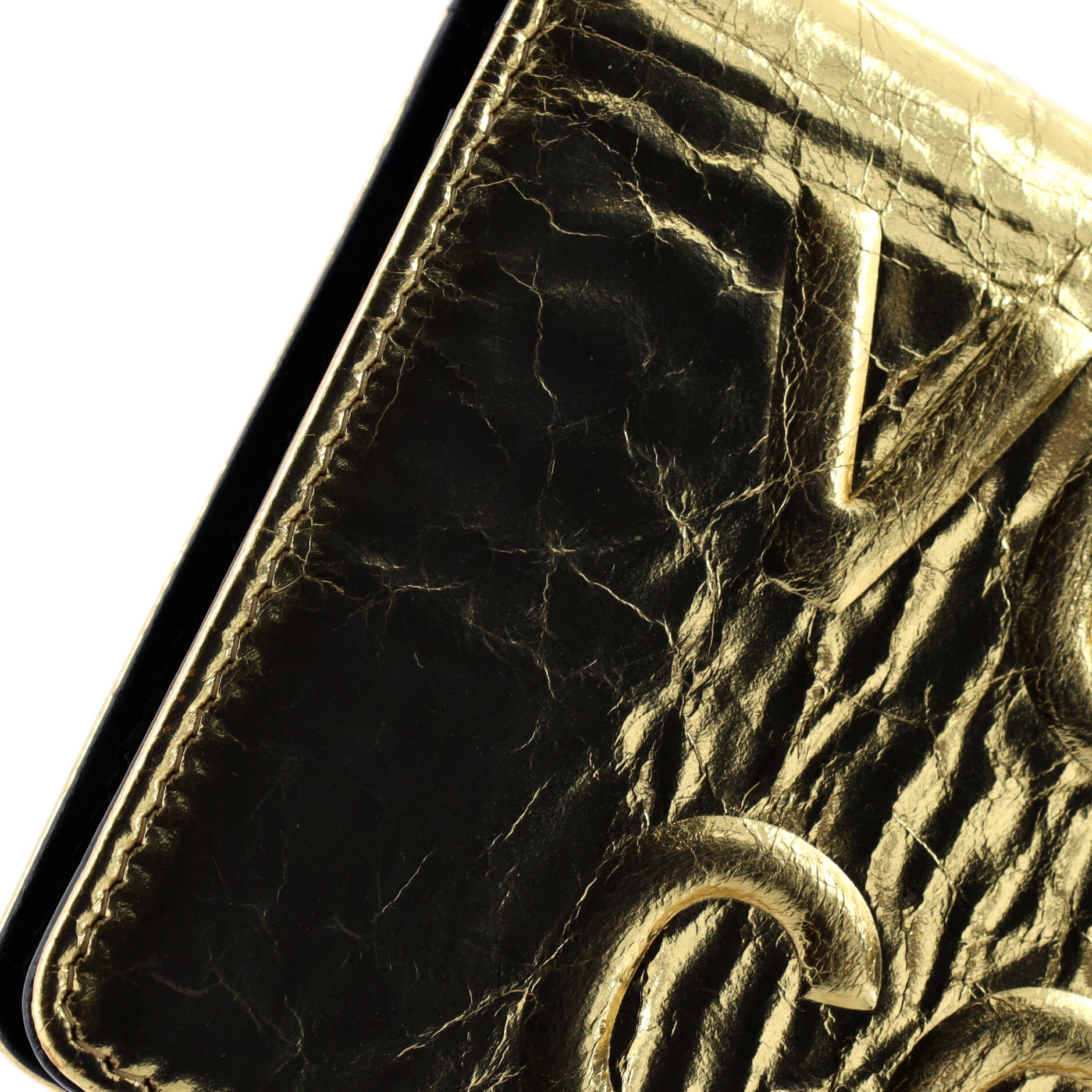 Votez Coco Bifold Wallet Embossed Leather