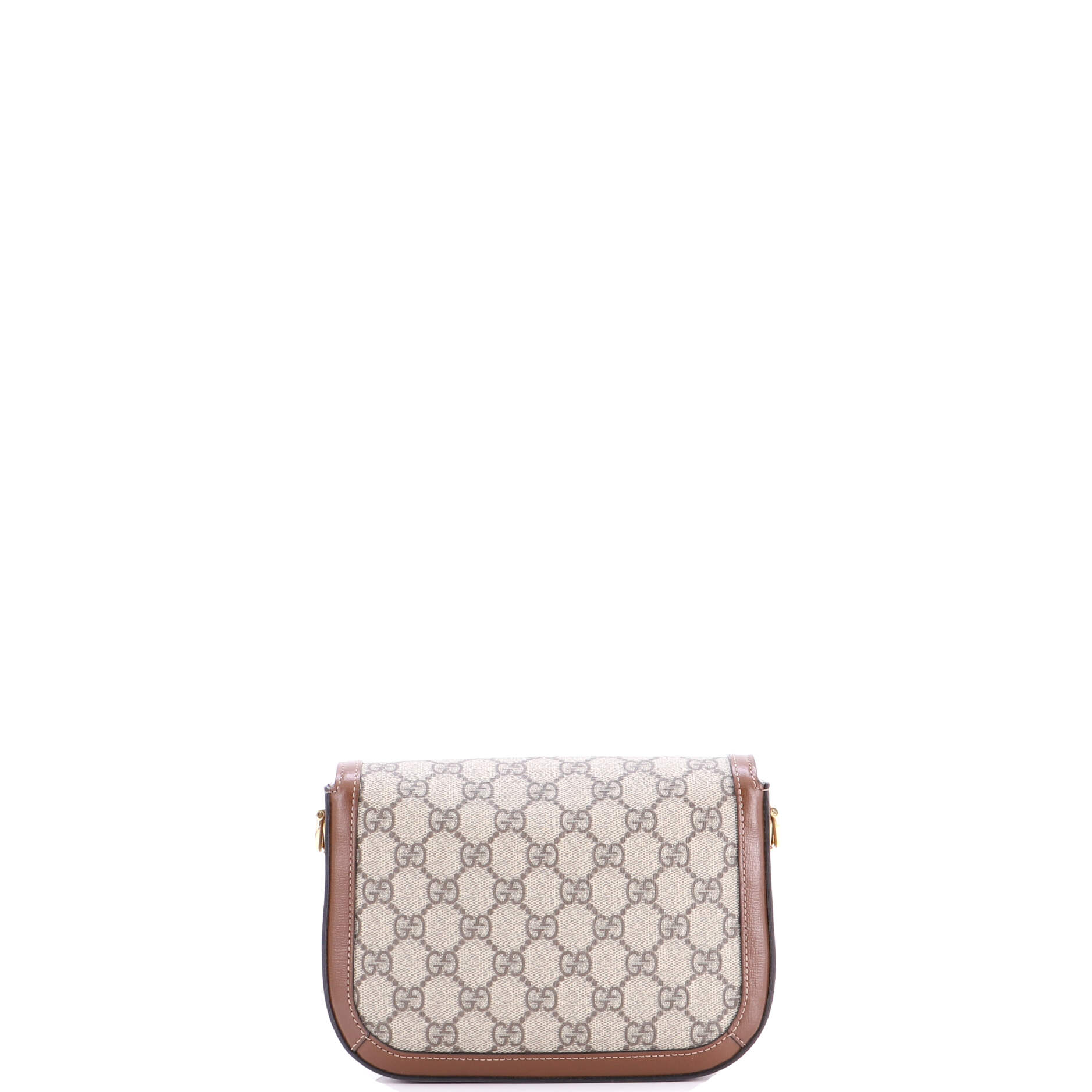 Horsebit 1955 Shoulder Bag GG Coated Canvas with Leather Mini