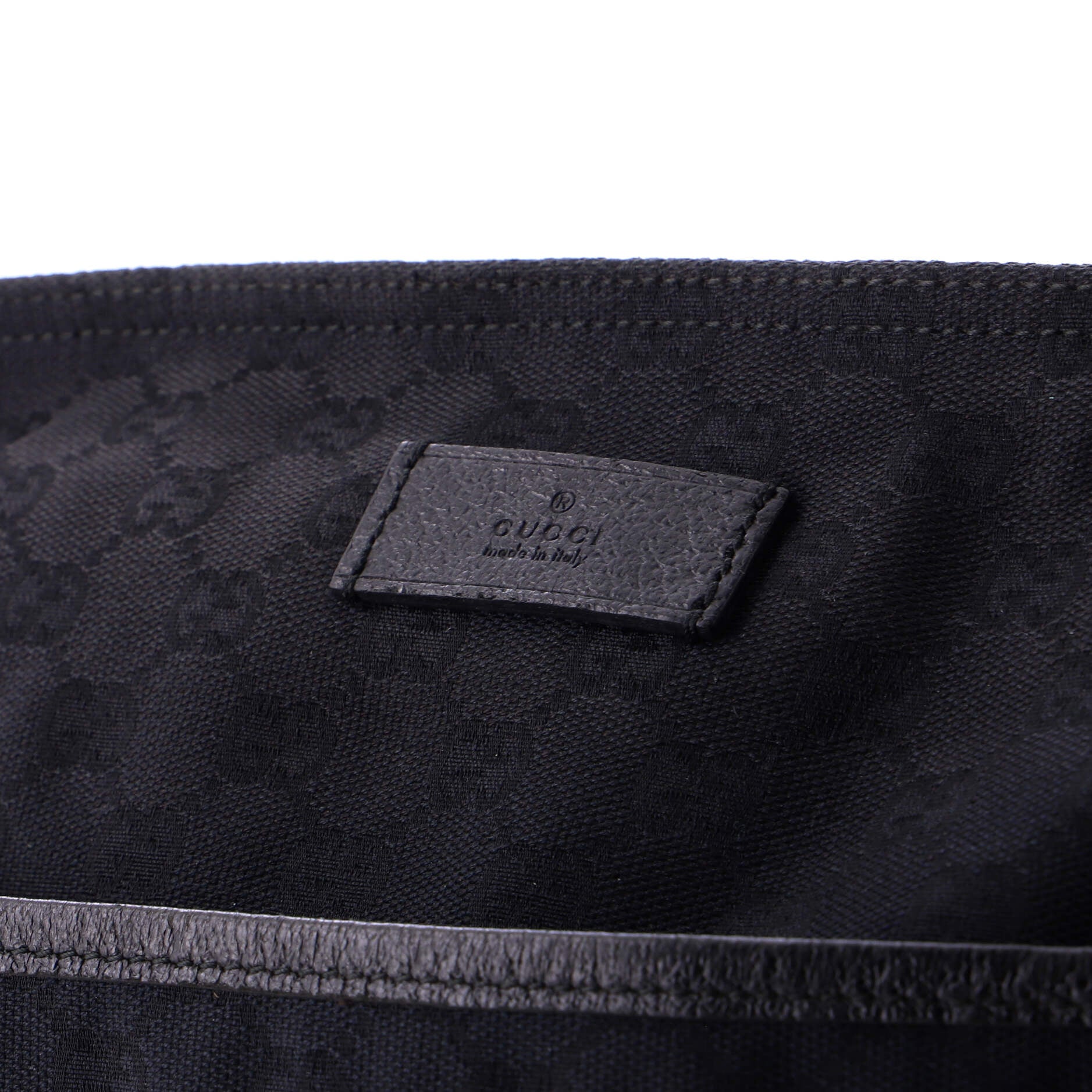 Front Pocket Web Messenger GG Canvas Medium