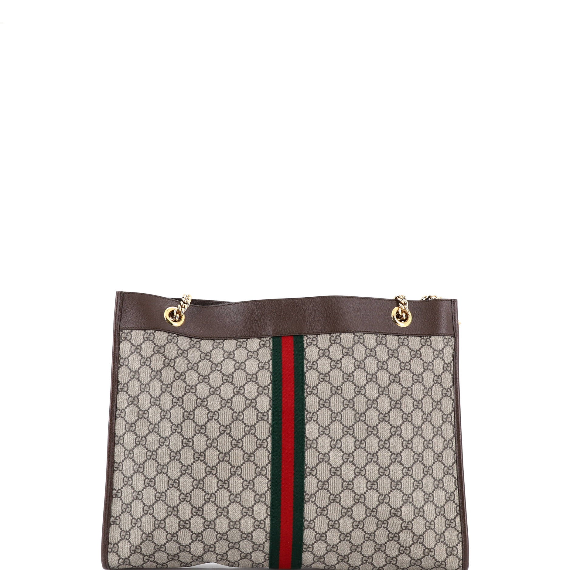 Rajah Chain Tote GG Coated Canvas Large