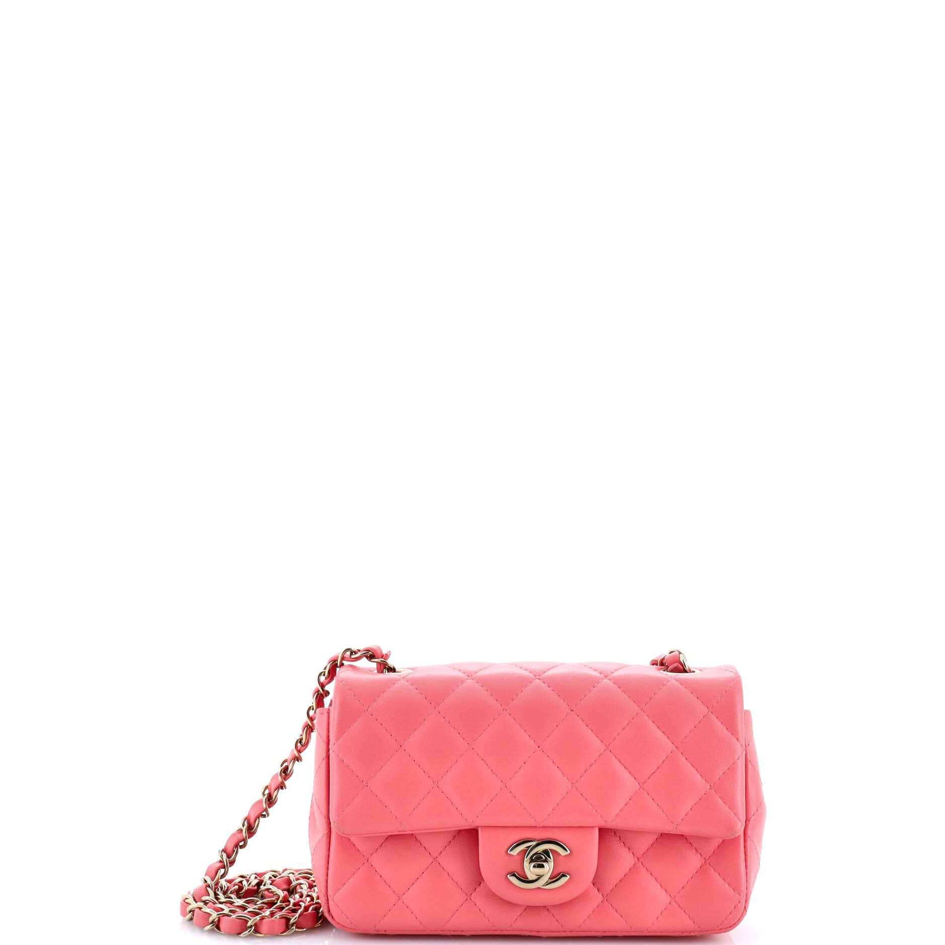 Classic Single Flap Bag Quilted Lambskin Mini