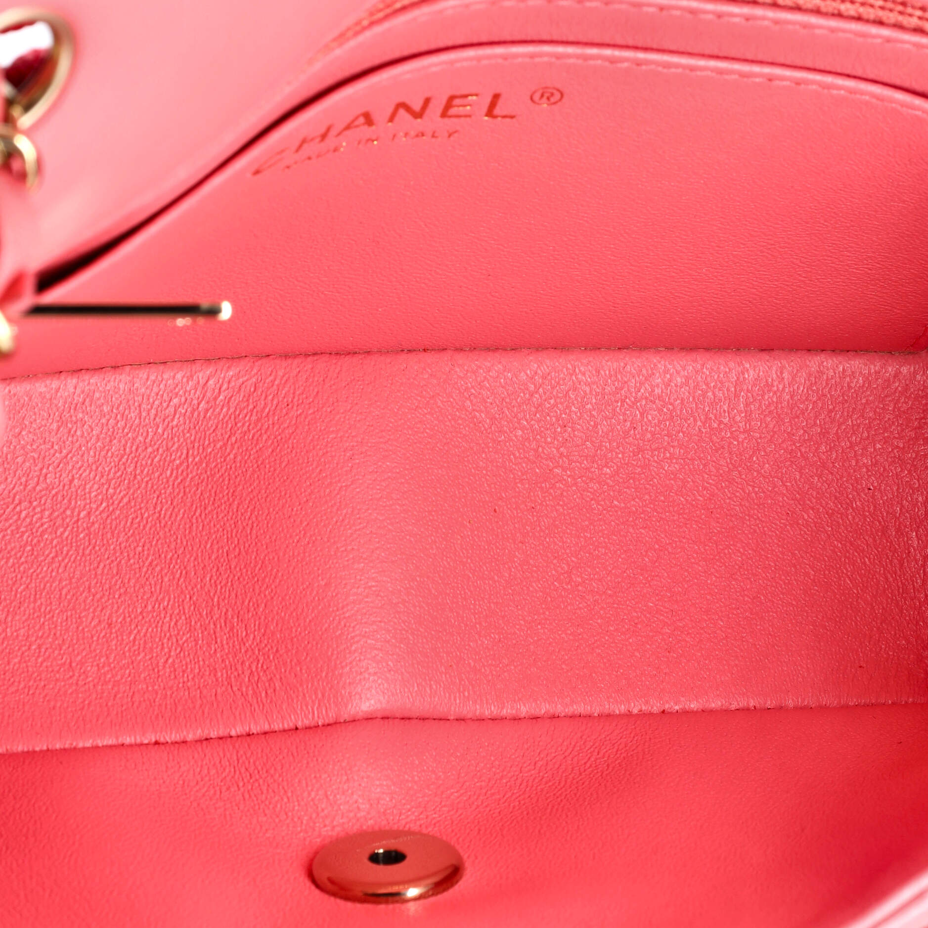 Classic Single Flap Bag Quilted Lambskin Mini