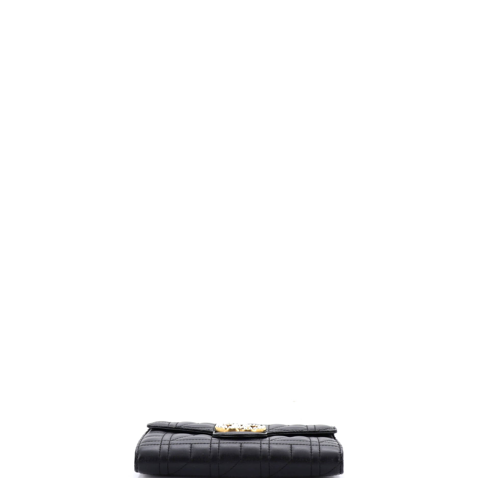 Pearly GG Marmont Chain Wallet Matelasse Leather Mini