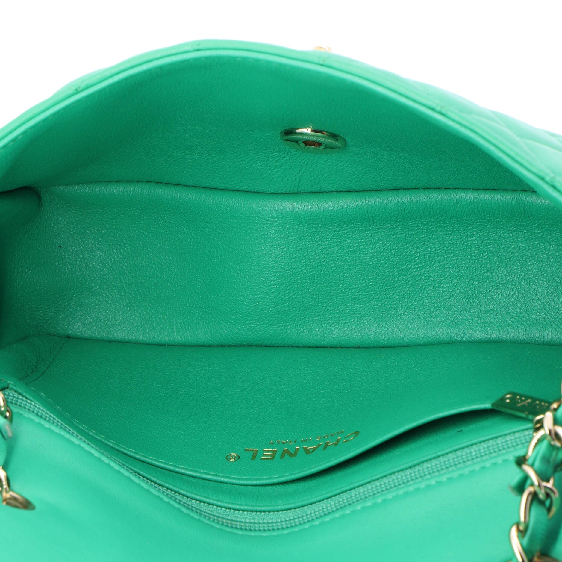 Classic Single Flap Bag Quilted Lambskin Mini