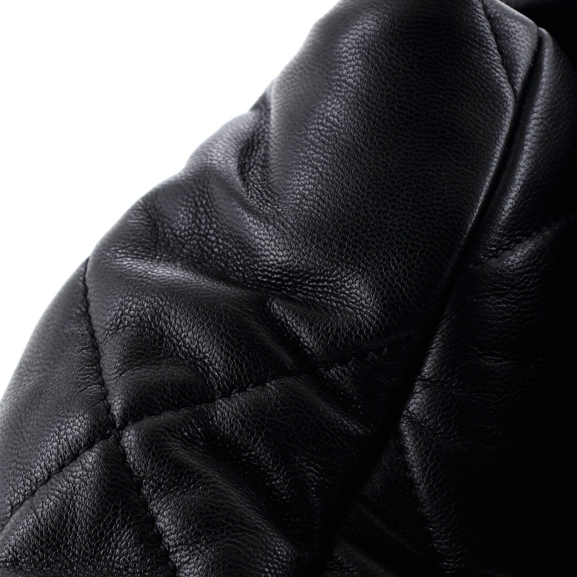 19 Flap Bag Quilted Leather Large