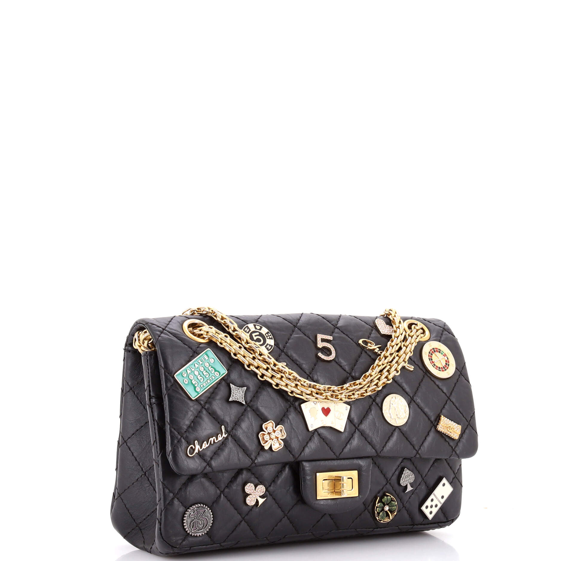 Lucky Charms Reissue 2.55 Flap Bag Quilted Aged Calfskin 225