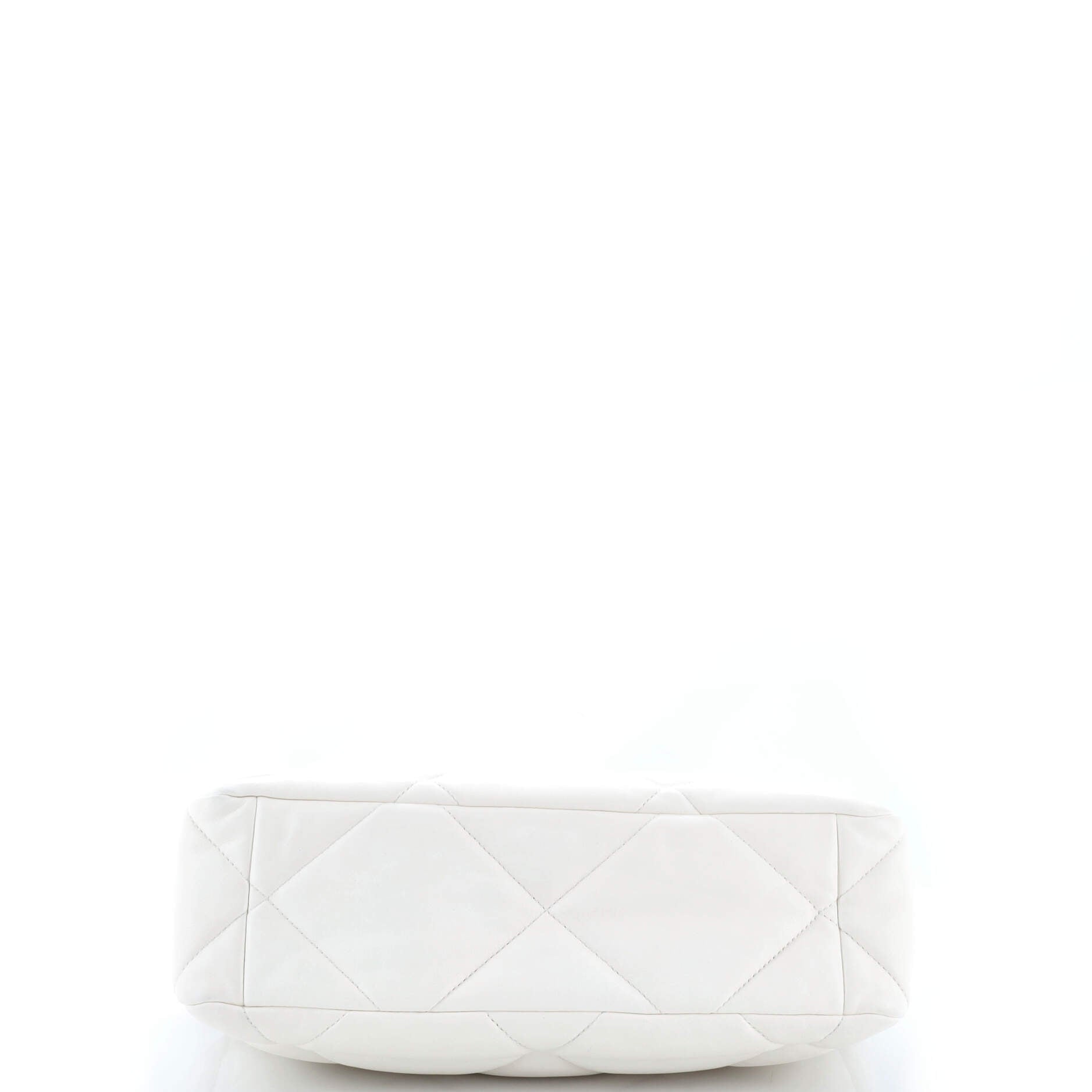 19 Flap Bag Quilted Leather Large