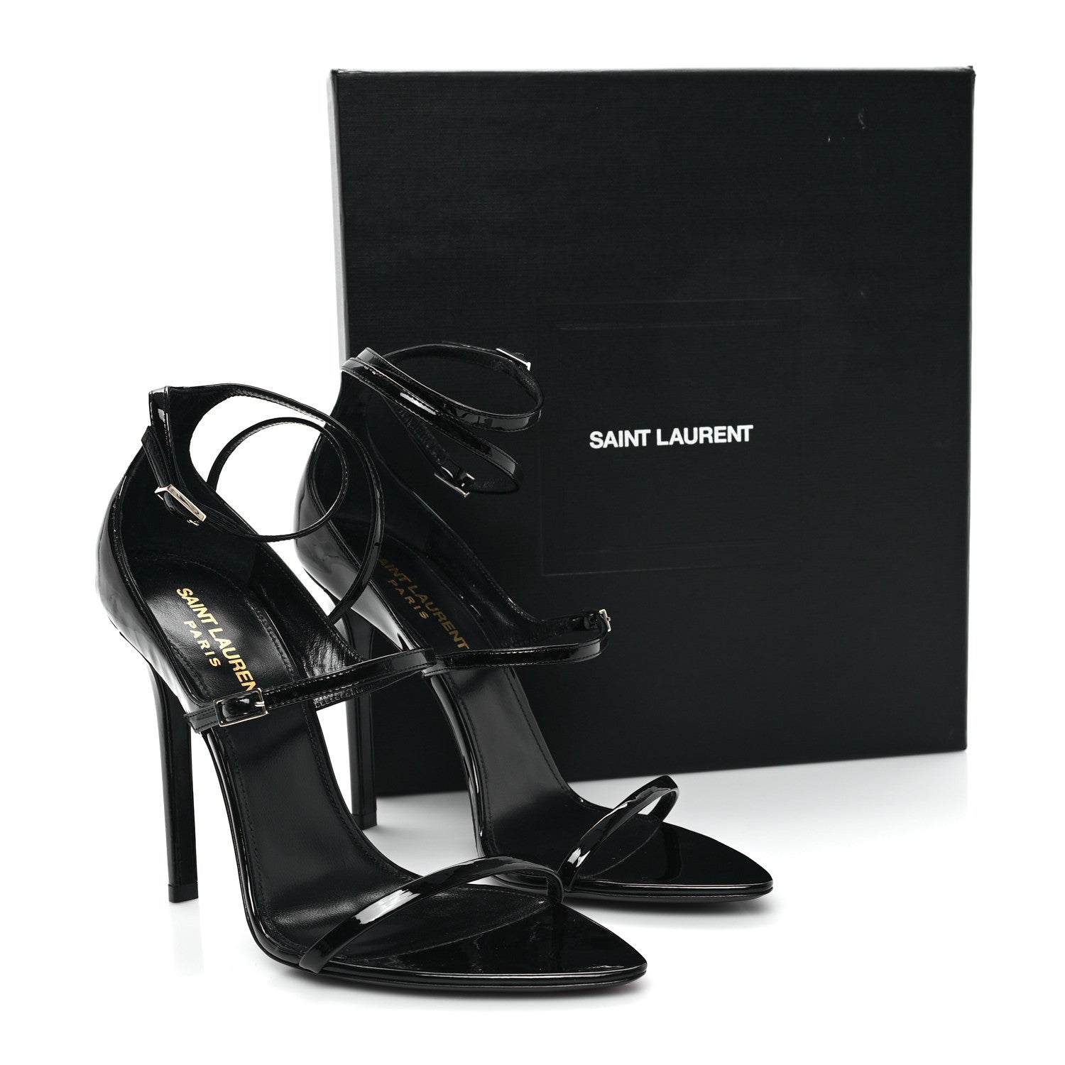 Vernice Grupy Dita 110 Sandals 38.5 Black