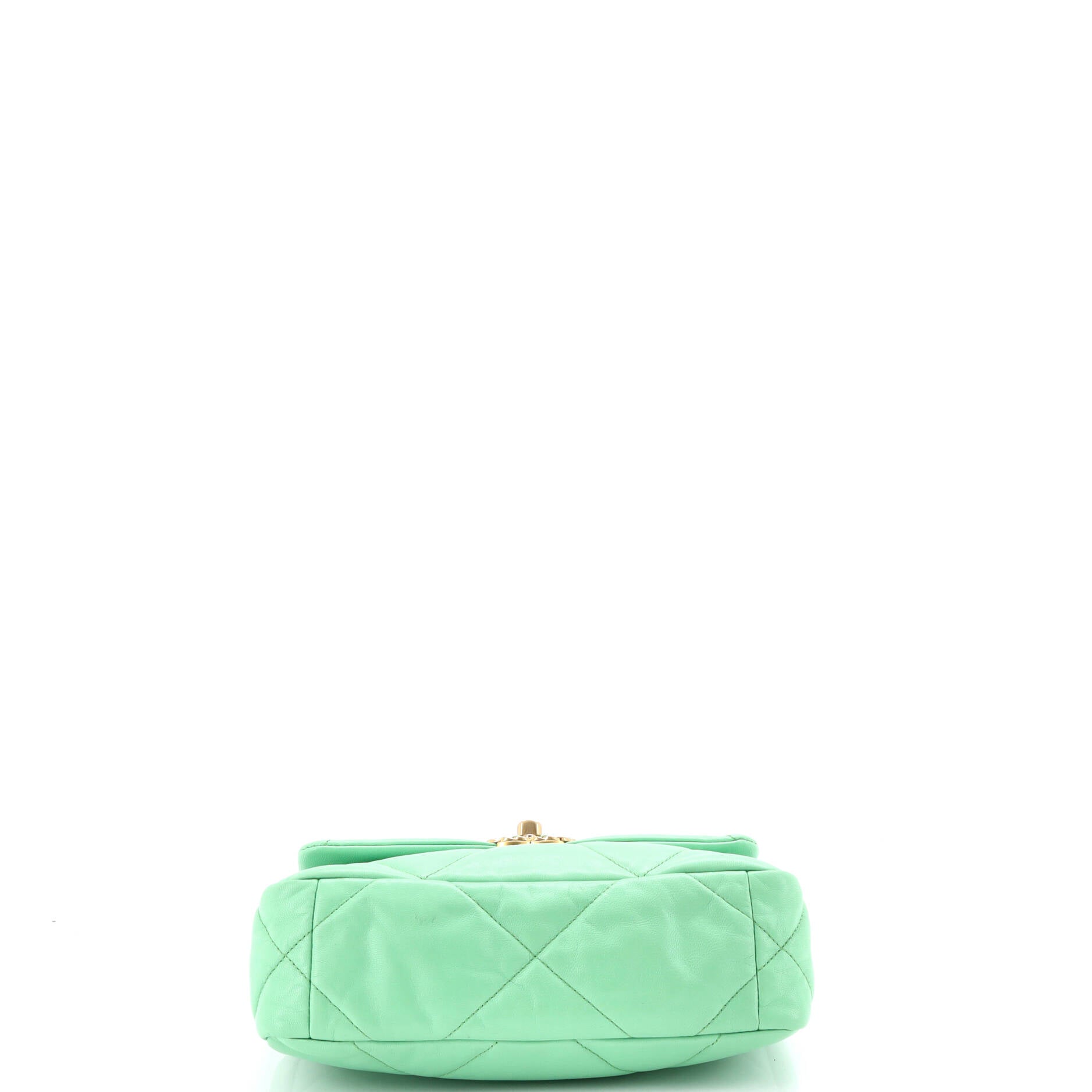 19 Flap Bag Quilted Leather Medium