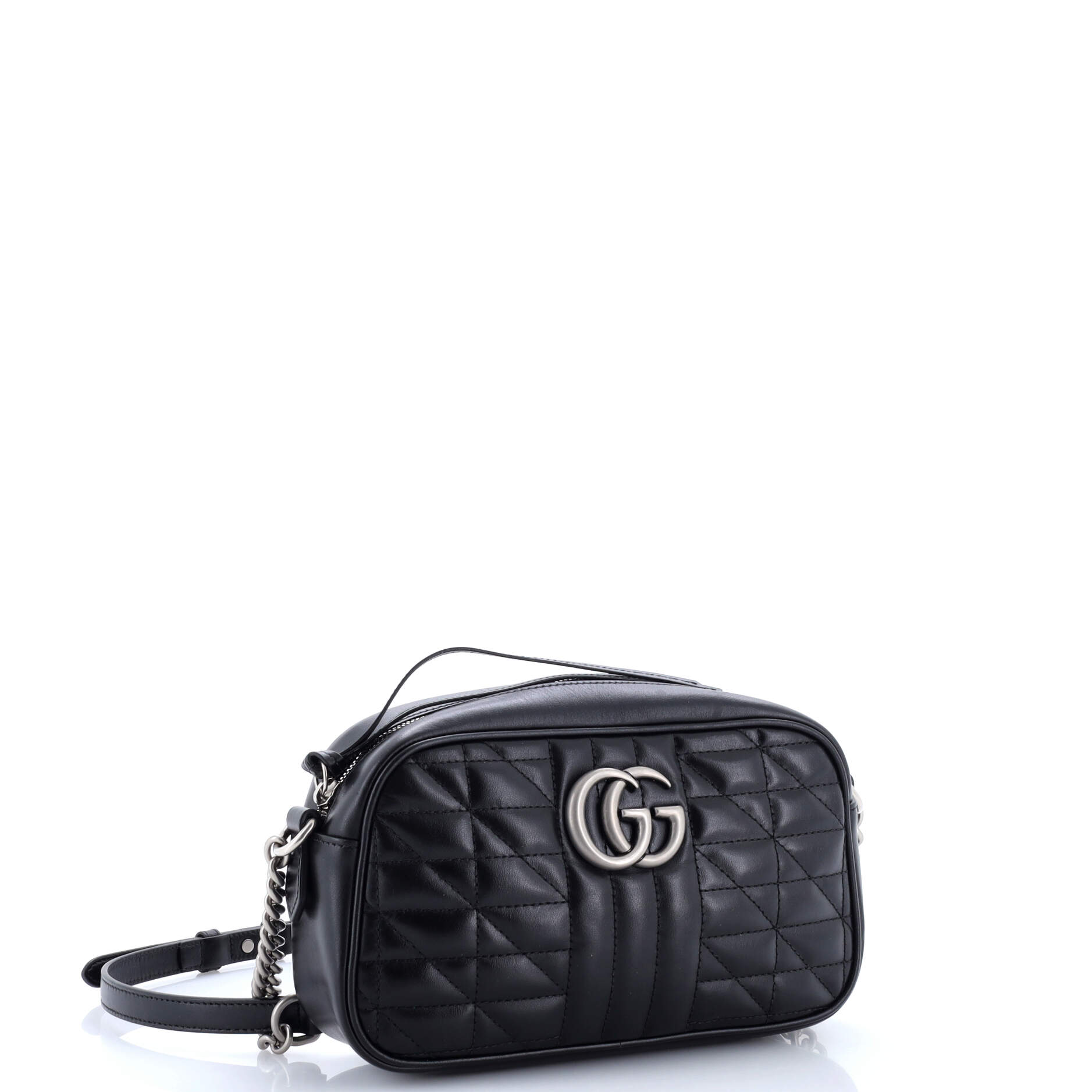 GG Marmont Shoulder Bag Mixed Matelasse Leather Small