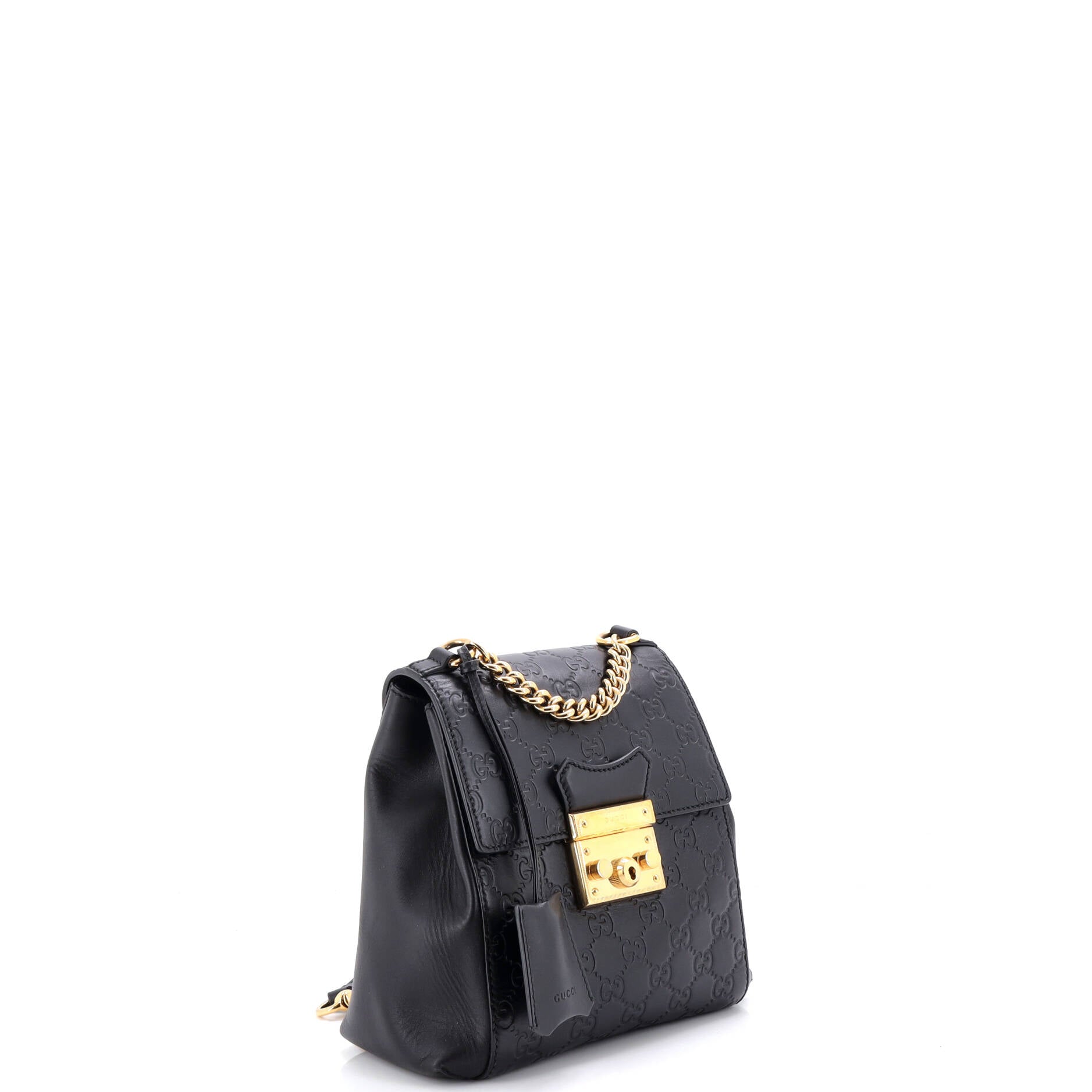 Padlock Backpack Guccissima Leather Mini