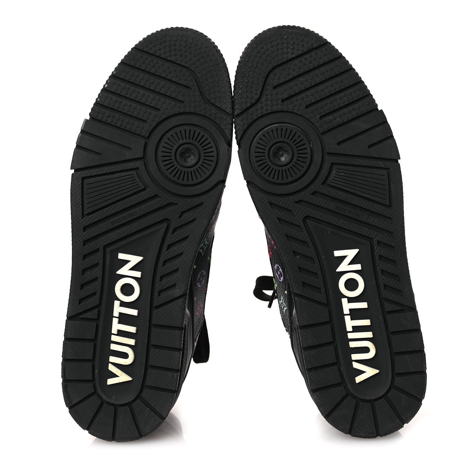 LV X TM Calfskin Monogram Multicolor Womens LV Trainer Sneakers 40 Black