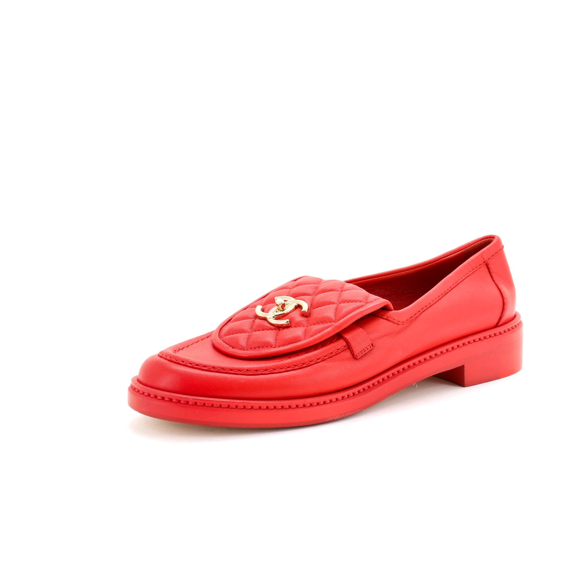 Women's CC Loafers Quilted Leather