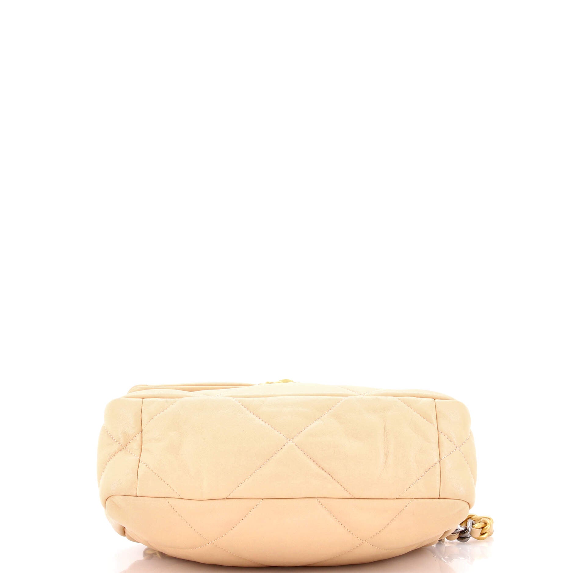 19 Flap Bag Quilted Leather Medium