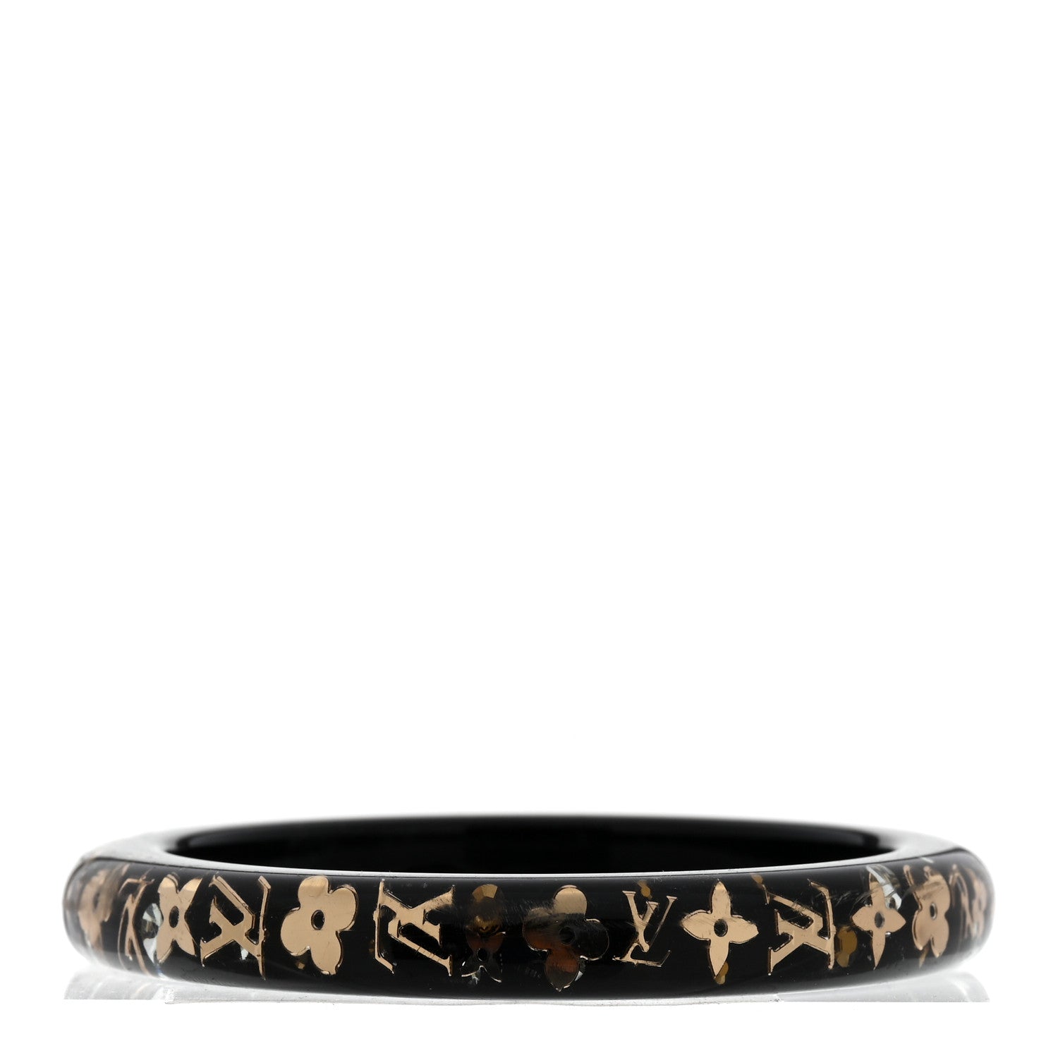 Resin Swarovski Large Inclusion Bracelet PM Black