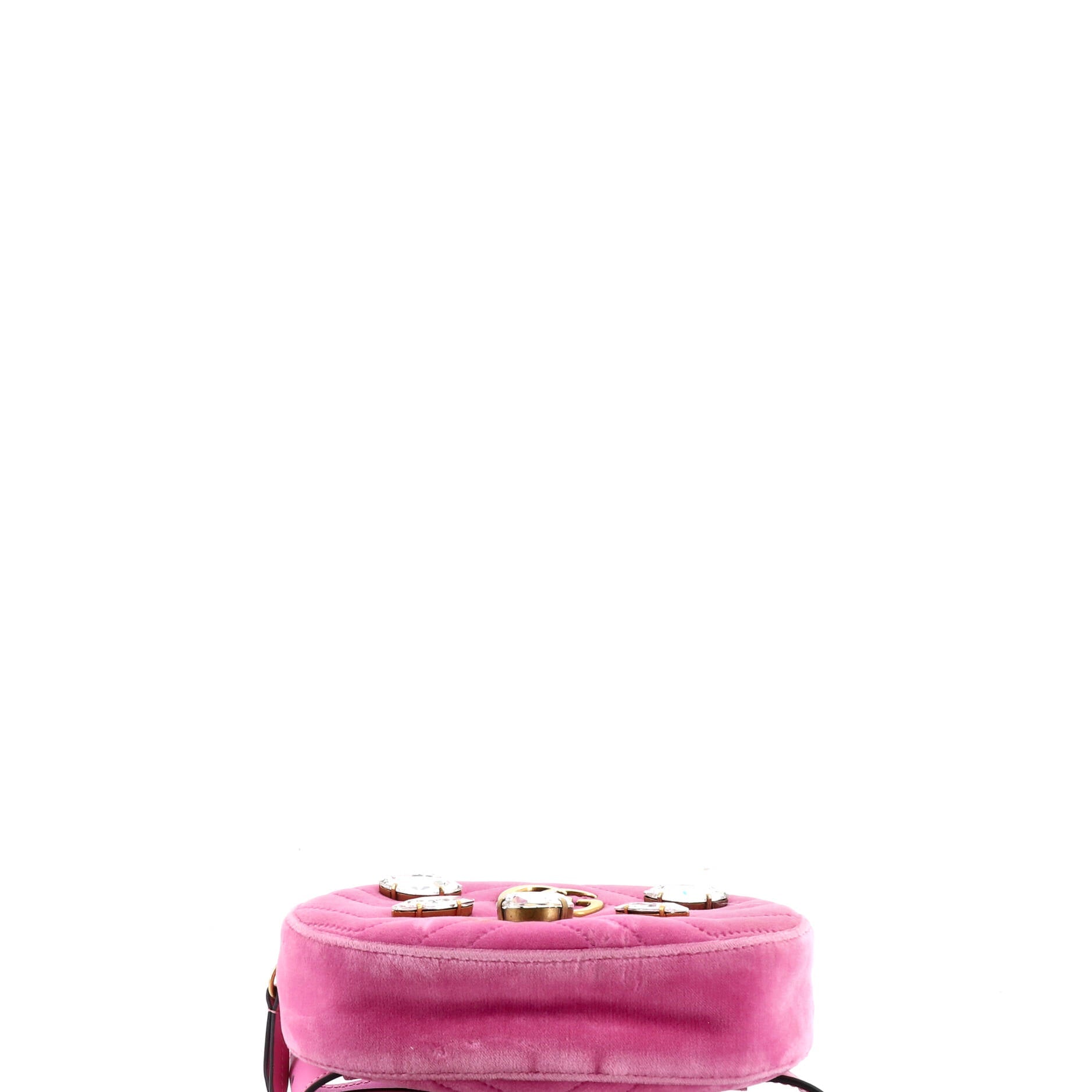 GG Marmont Belt Bag Embellished Matelasse Velvet