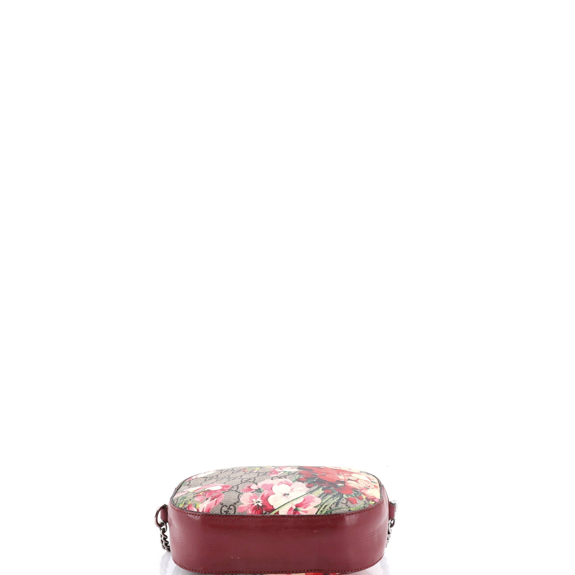 Chain Crossbody Bag Blooms Print GG Coated Canvas Mini