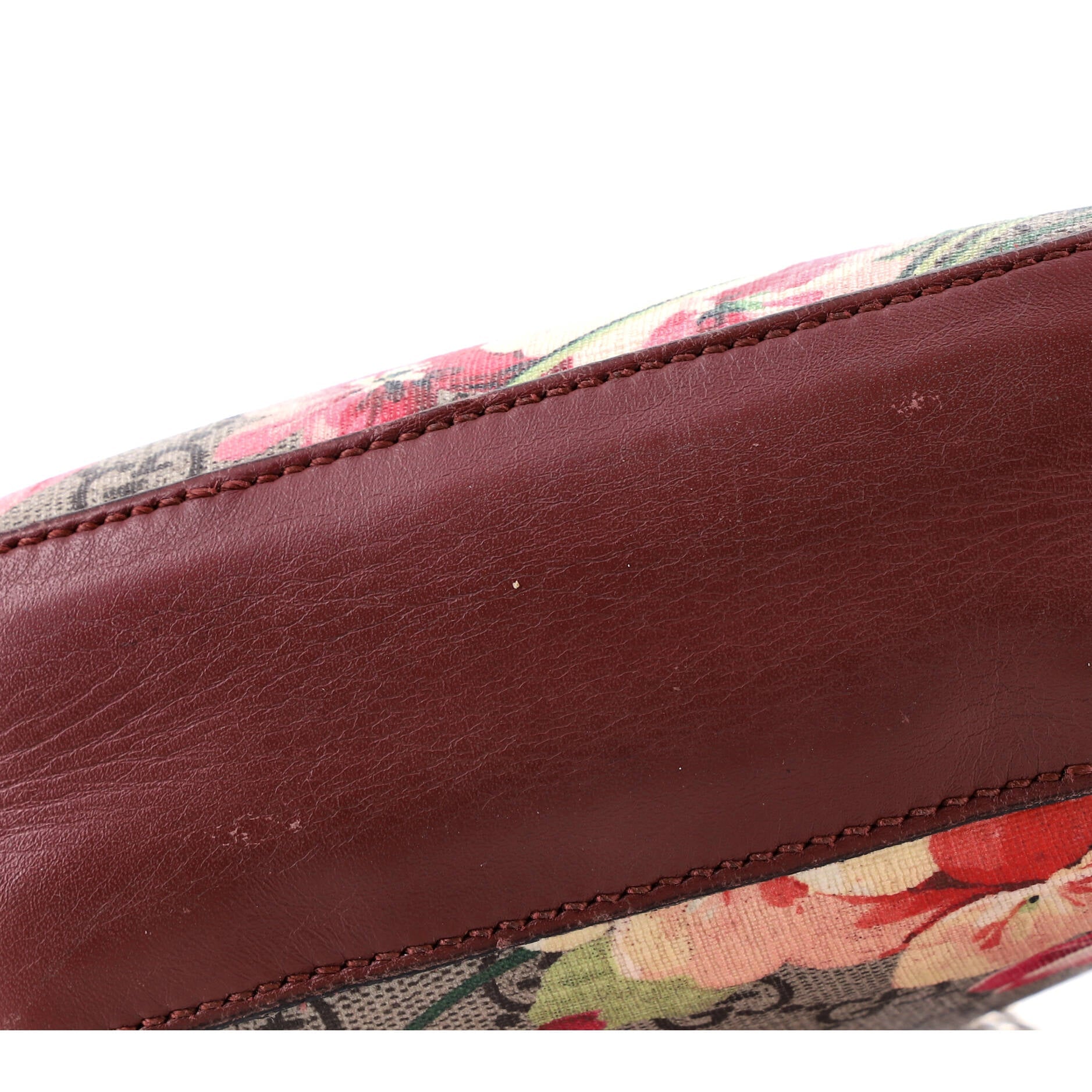 Chain Crossbody Bag Blooms Print GG Coated Canvas Mini