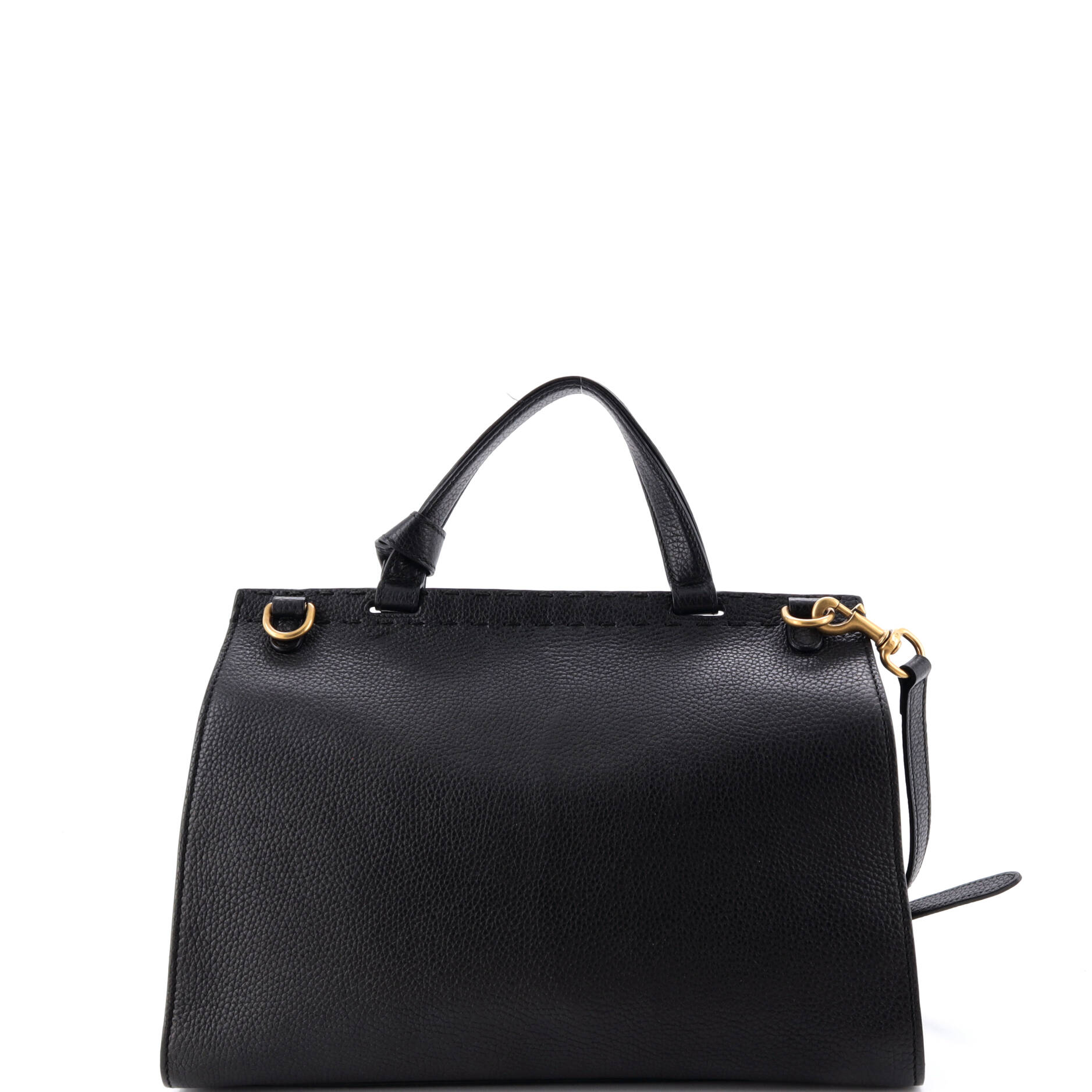 GG Marmont Top Handle Bag Leather Small