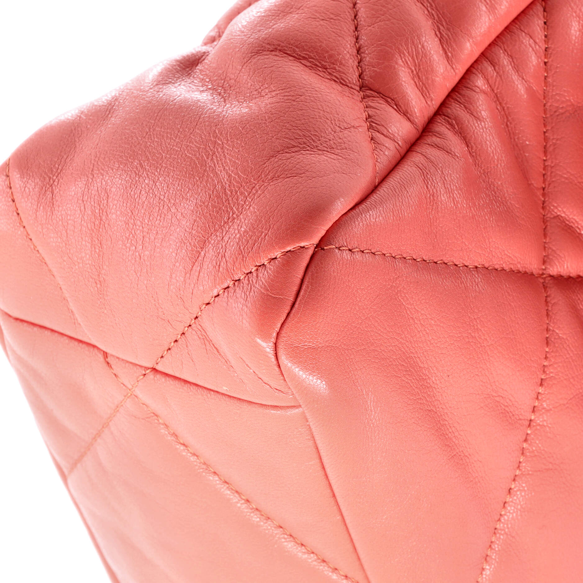19 Flap Bag Quilted Leather Medium