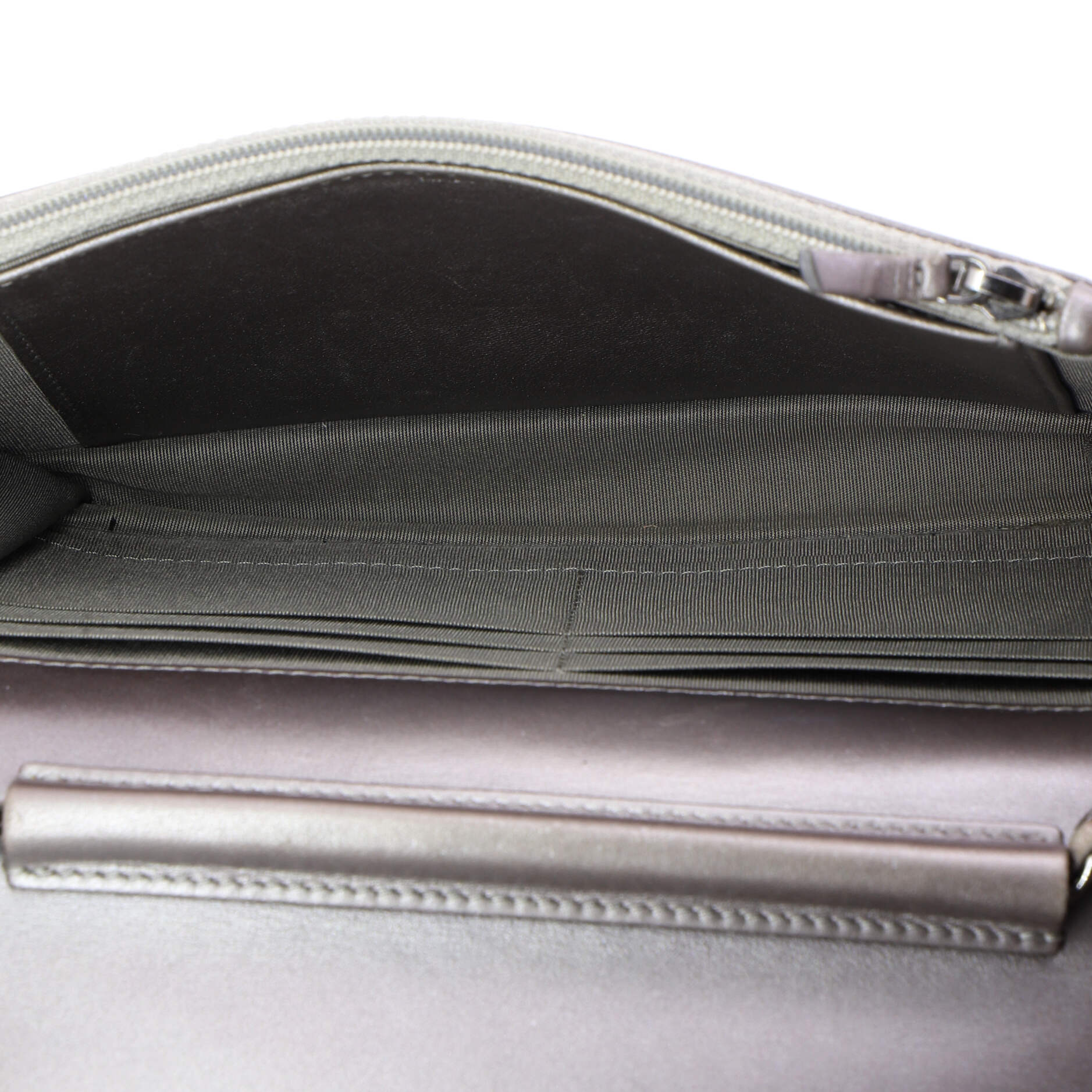 Wallet on Chain Chevron Lambskin with Studded Detail