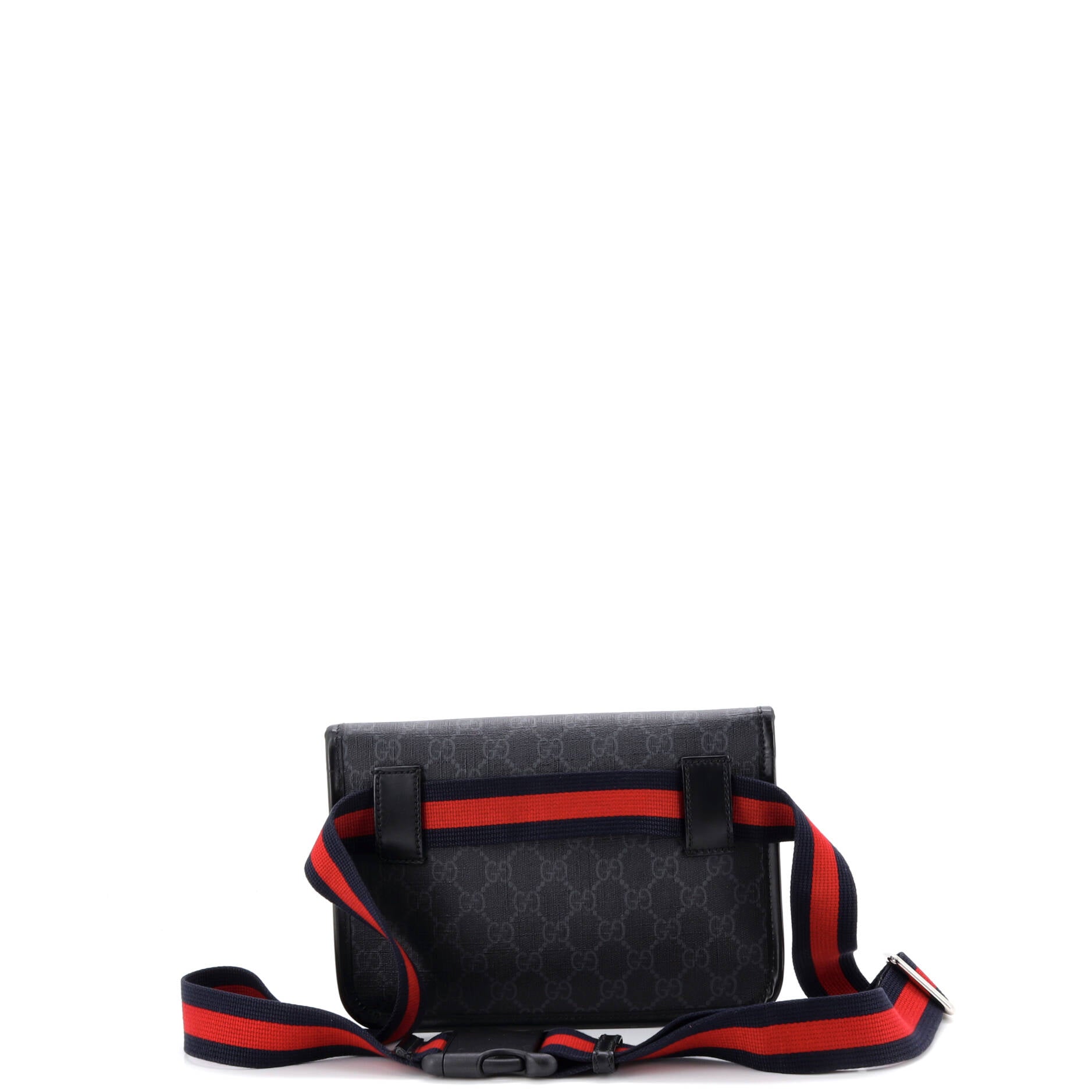 Web Flap Belt Bag GG Coated Canvas