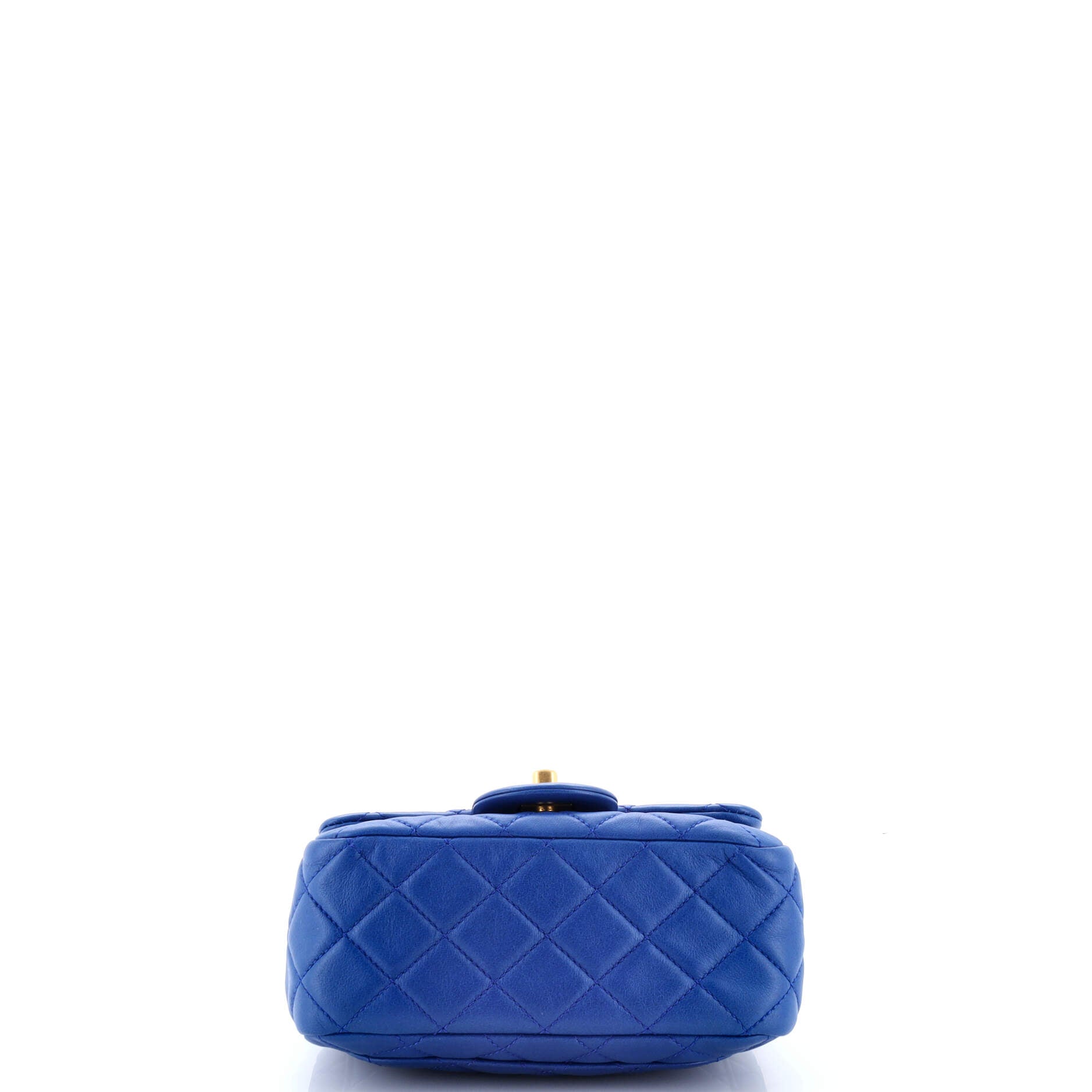 Pearl Crush Square Flap Bag Quilted Lambskin Mini