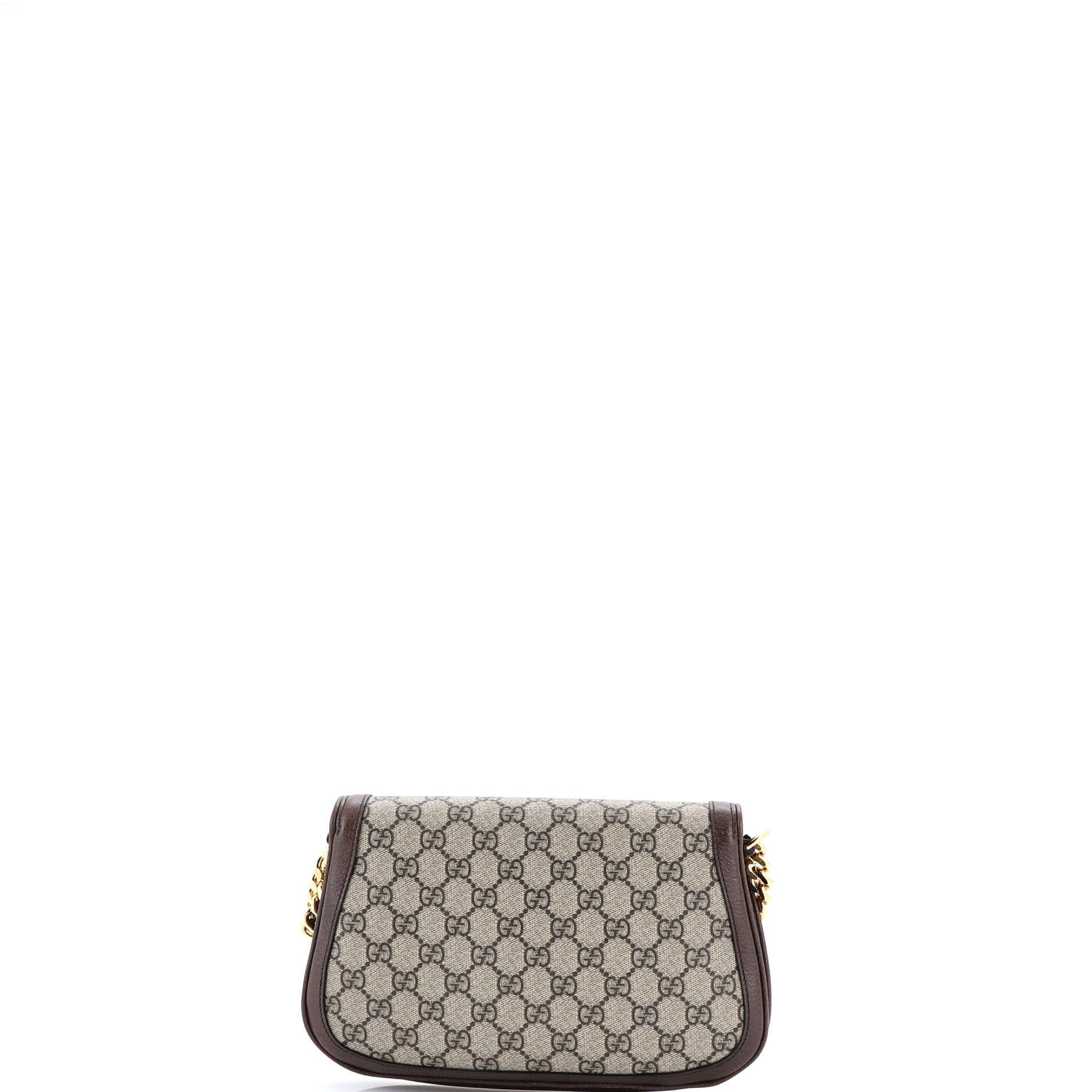 Blondie NM Chain Flap Bag GG Coated Canvas Small