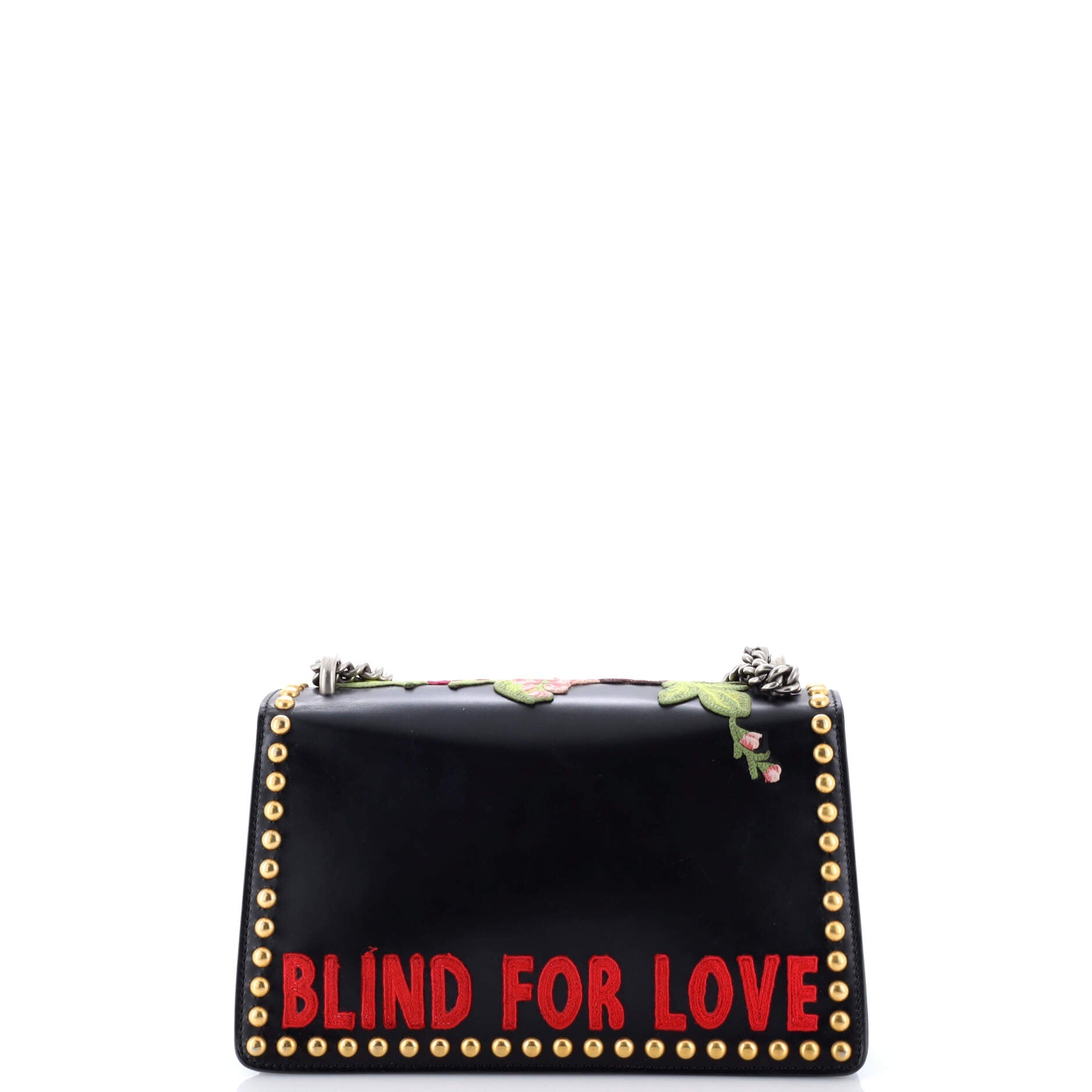 Dionysus Bag Embroidered Studded Leather Small