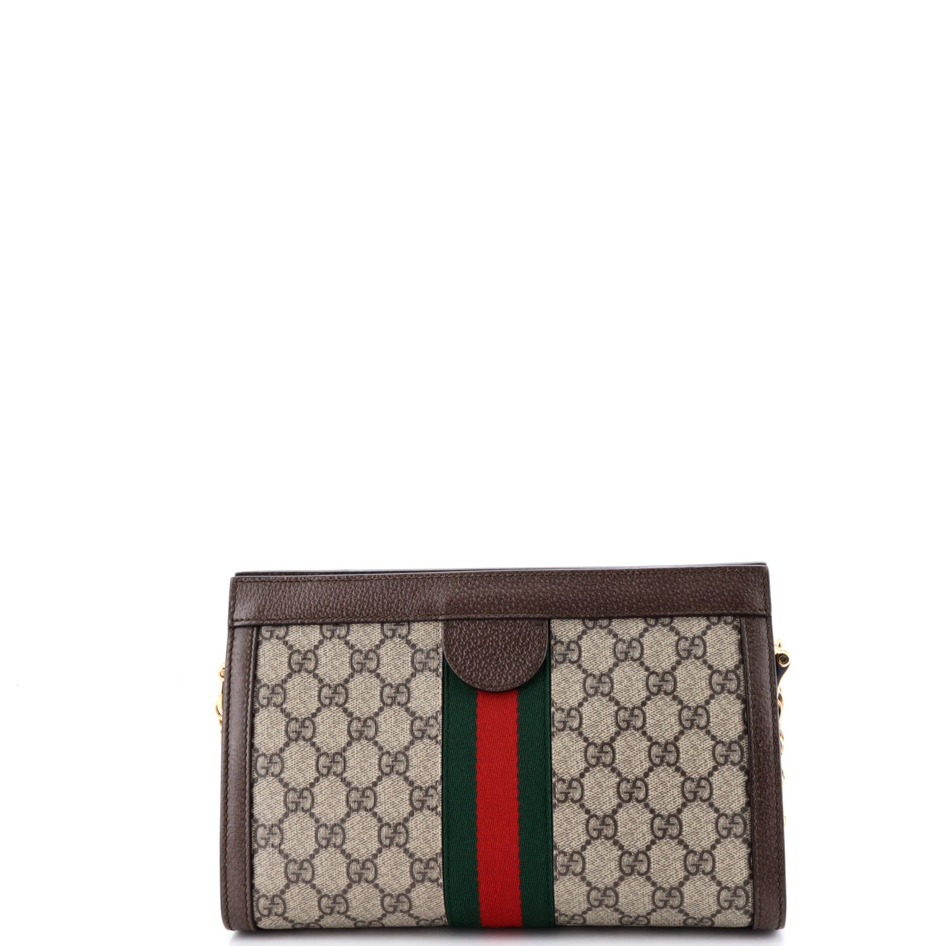 Ophidia Chain Shoulder Bag GG Coated Canvas Small