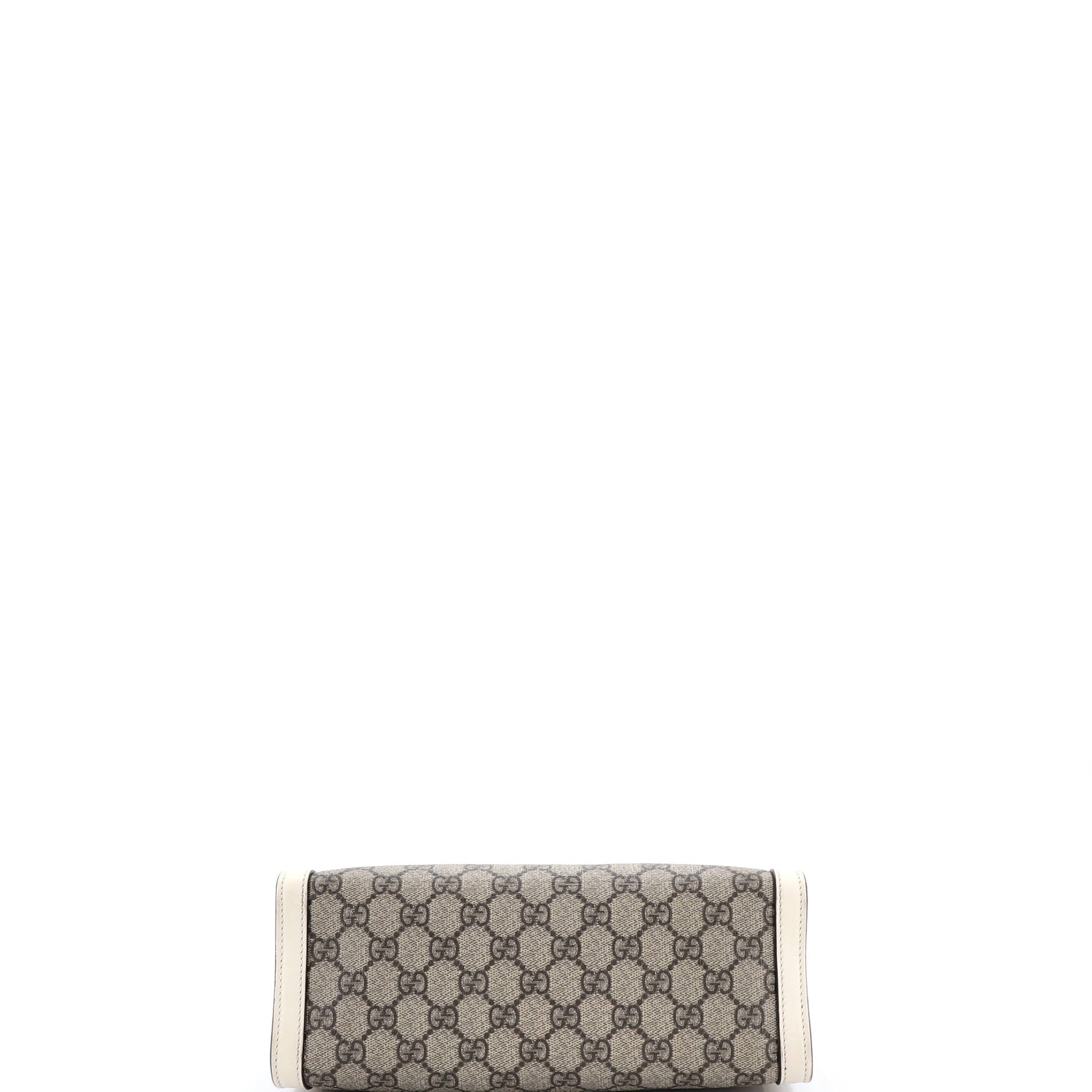 Padlock Chain Tote GG Coated Canvas with Leather Small