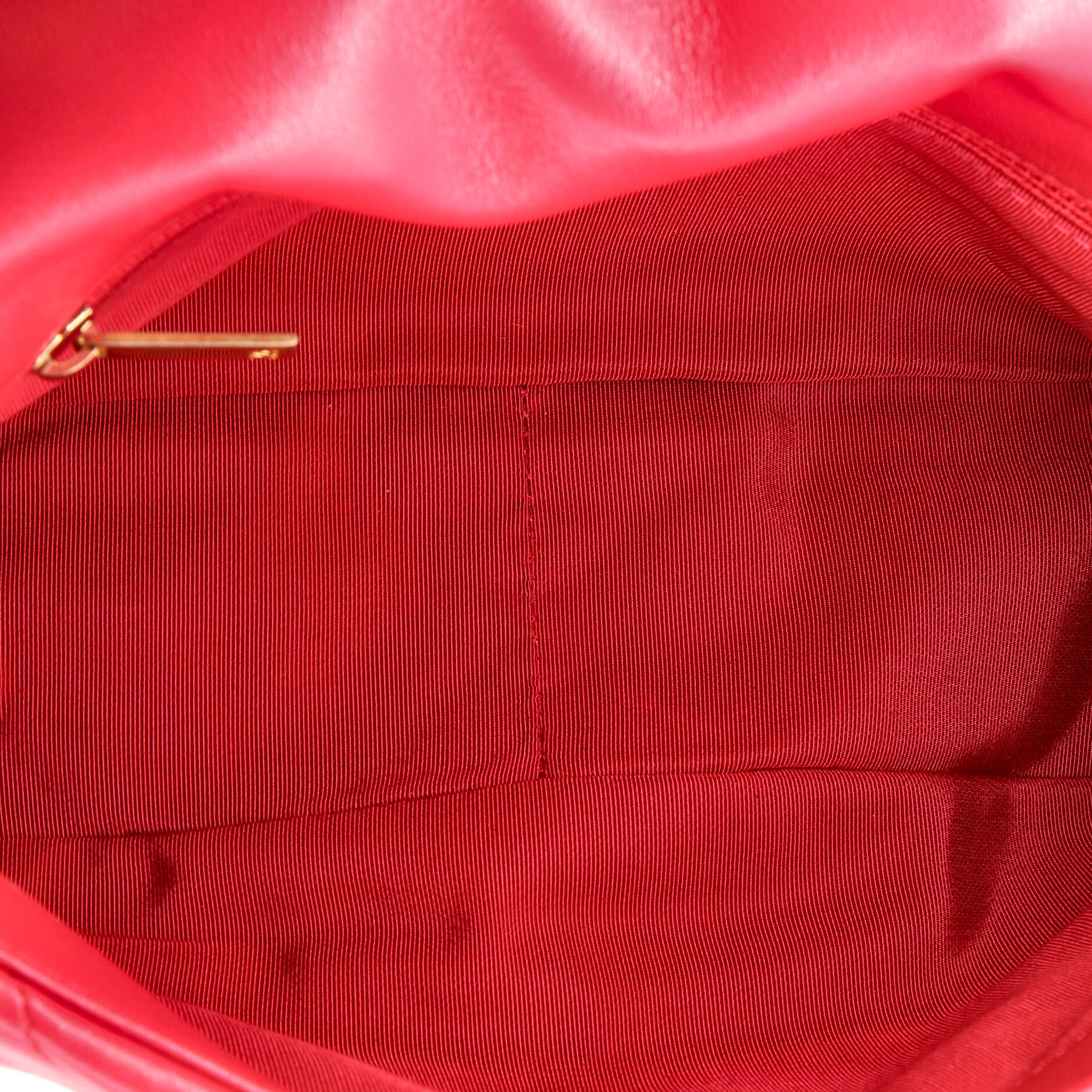 19 Flap Bag Quilted Leather Medium