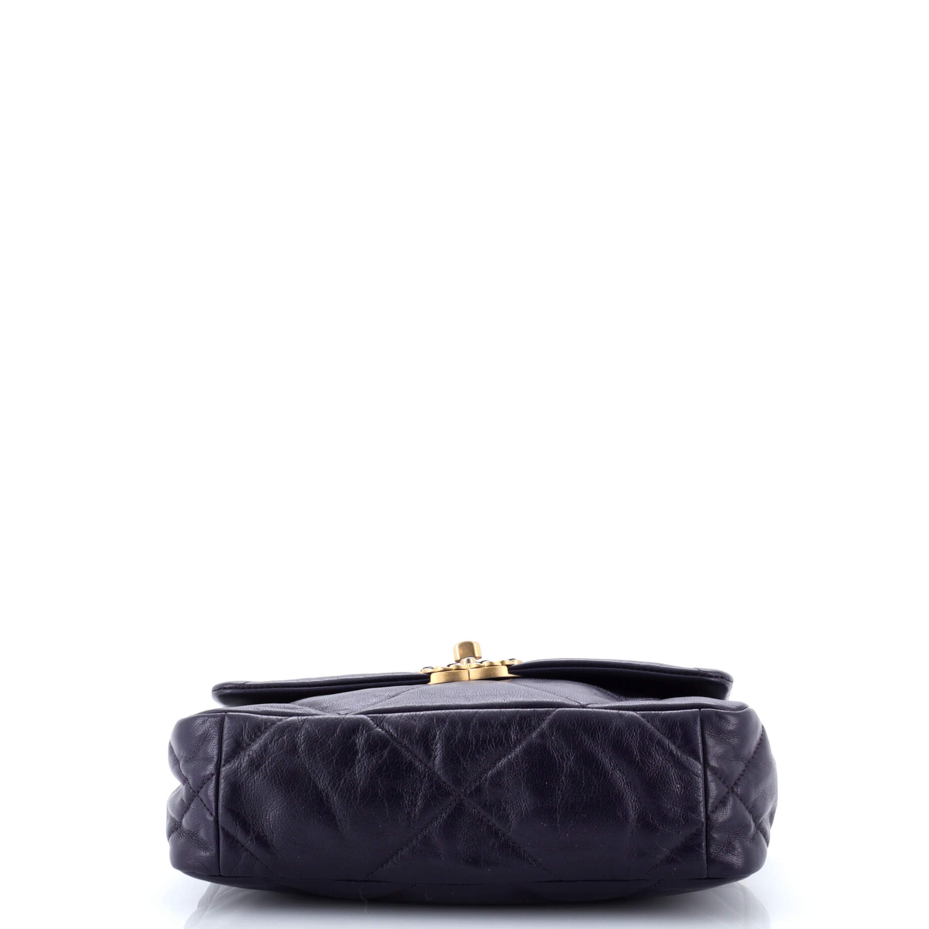 19 Flap Bag Quilted Leather Medium