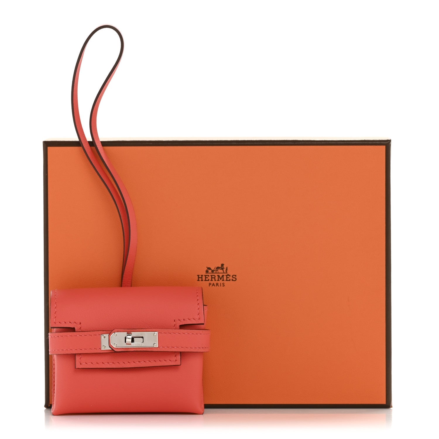 Swift Kelly Festival Bag Charm Orange Field