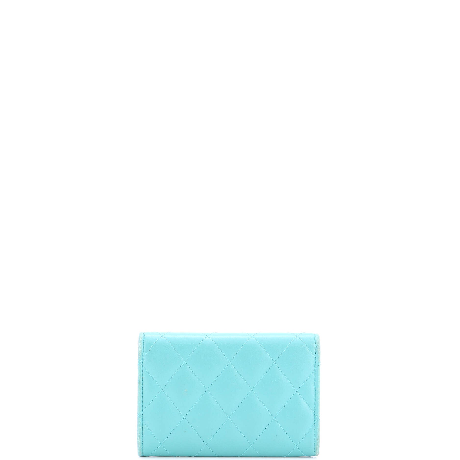 Classic Flap Card Case Quilted Lambskin