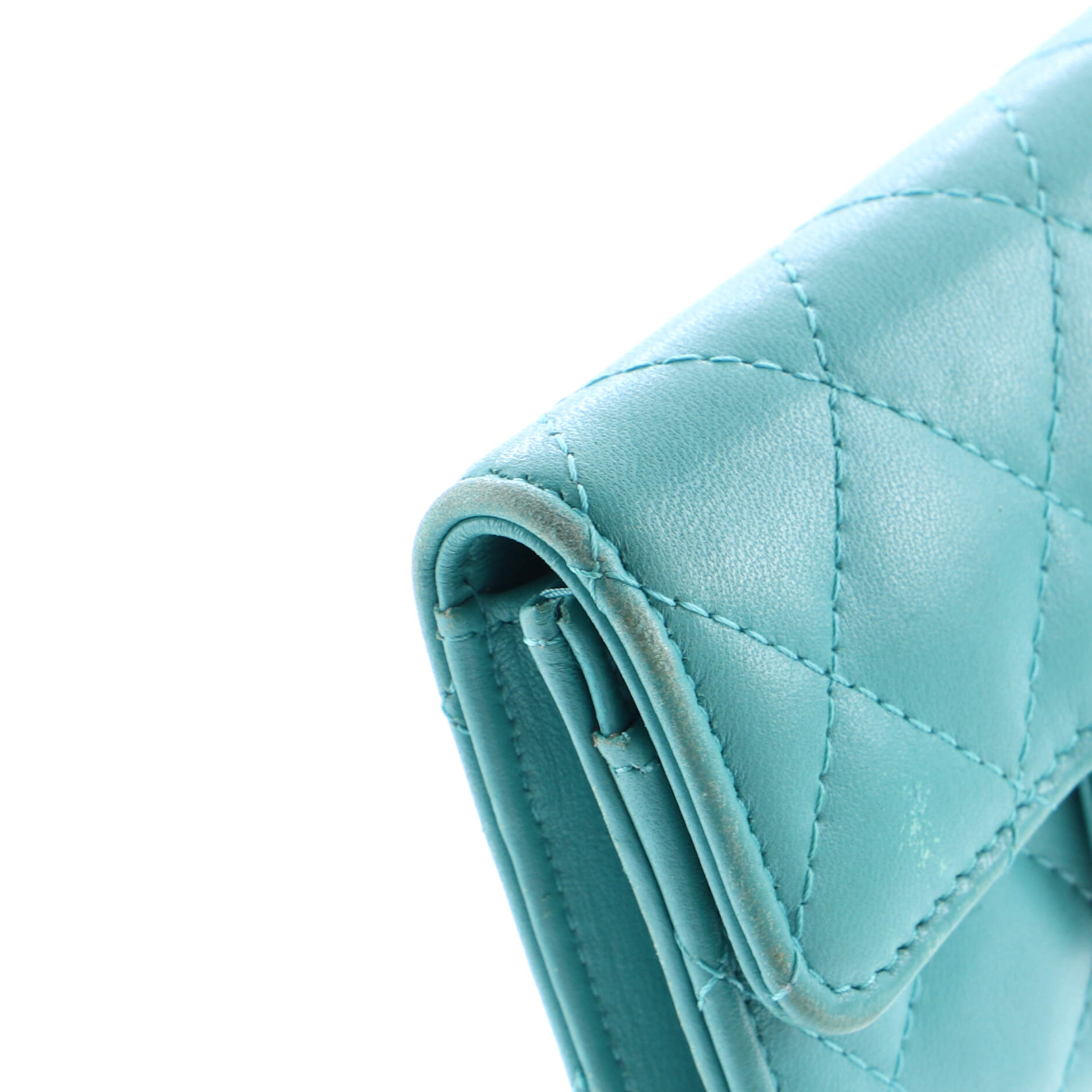 Classic Flap Card Case Quilted Lambskin