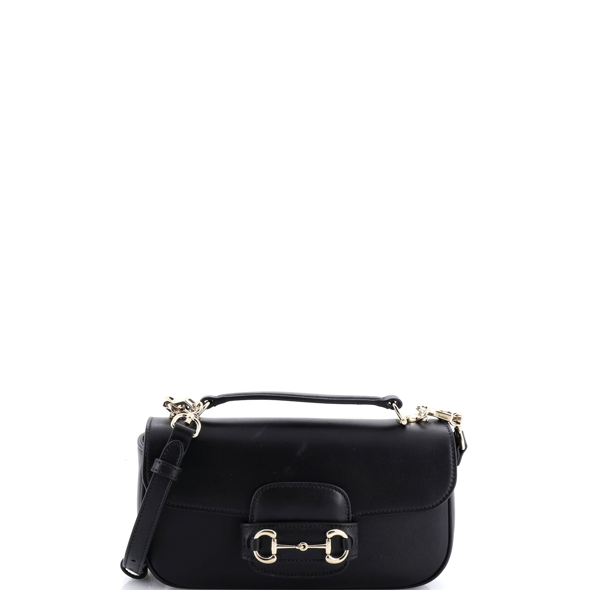 Horsebit 1955 Flap Shoulder Bag Leather East West