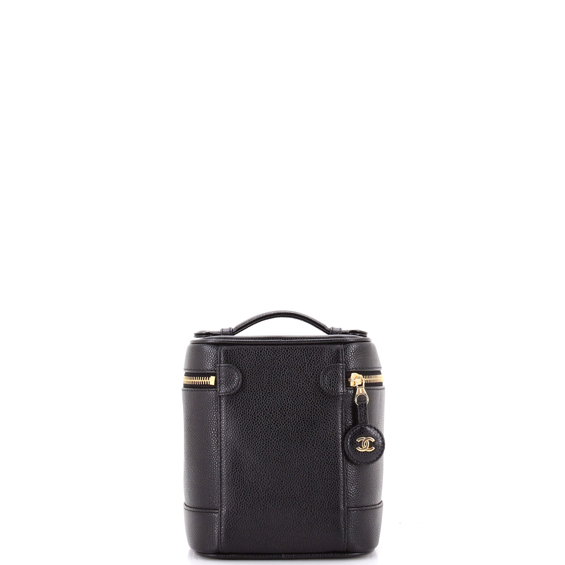 Vintage Timeless Cosmetic Case Caviar Tall