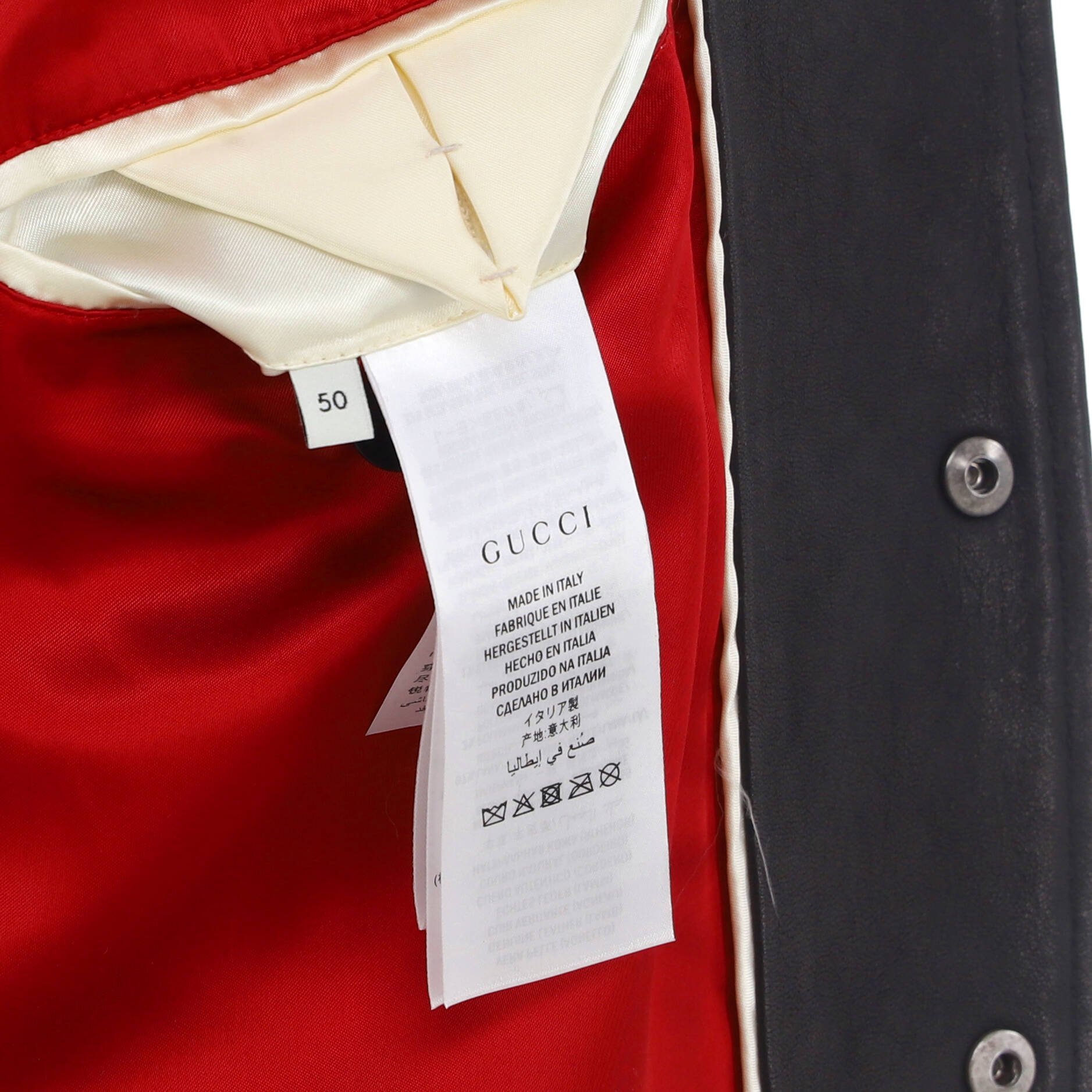 Men's Varsity Jacket Leather with Patchwork
