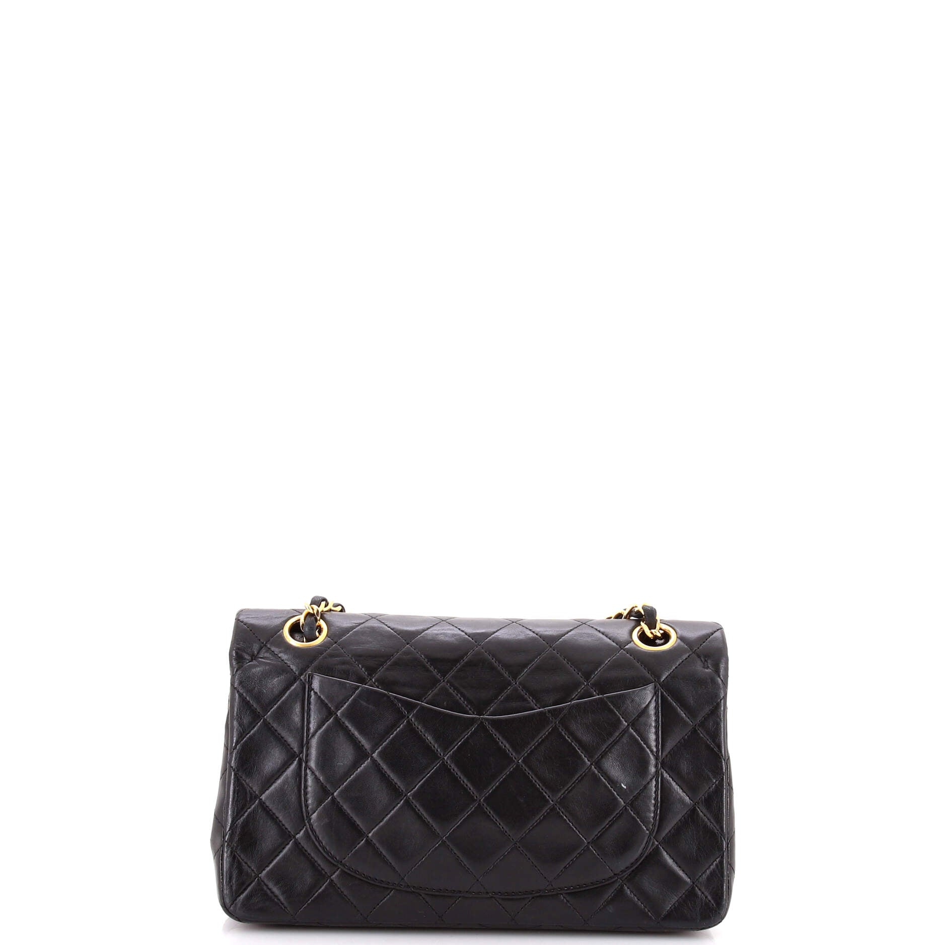 Vintage Classic Double Flap Bag Quilted Lambskin Small