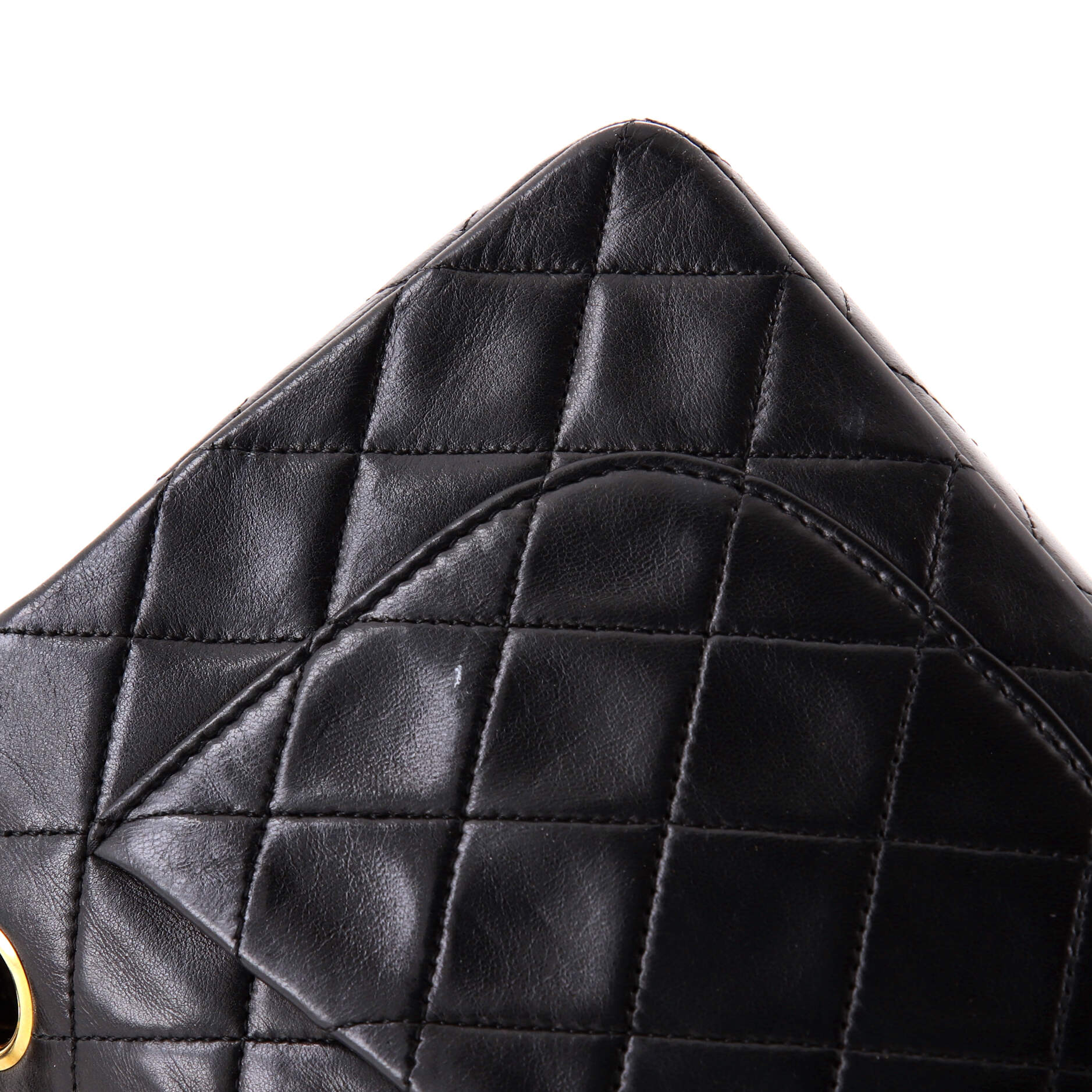 Vintage Classic Double Flap Bag Quilted Lambskin Small