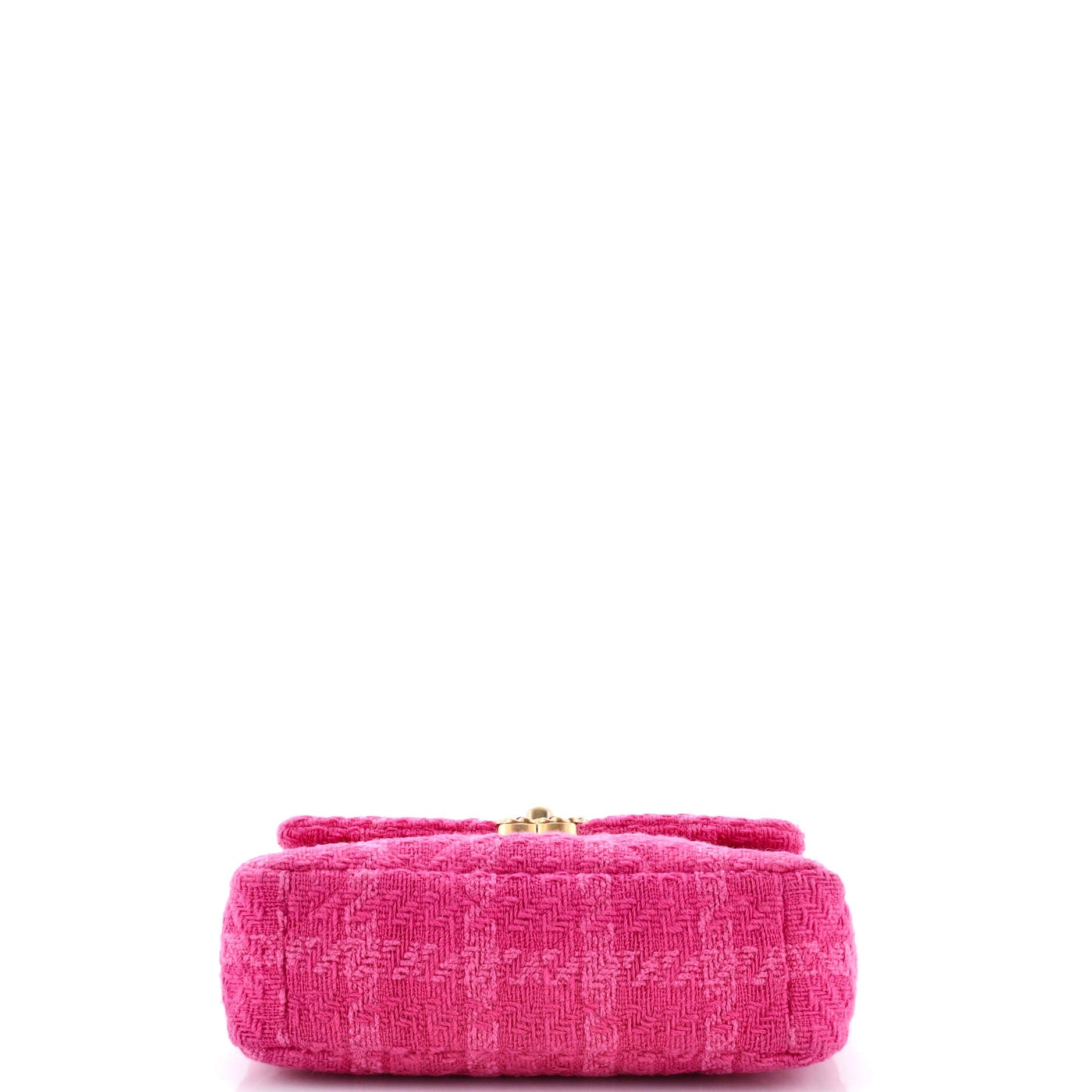 19 Flap Bag Quilted Tweed Medium