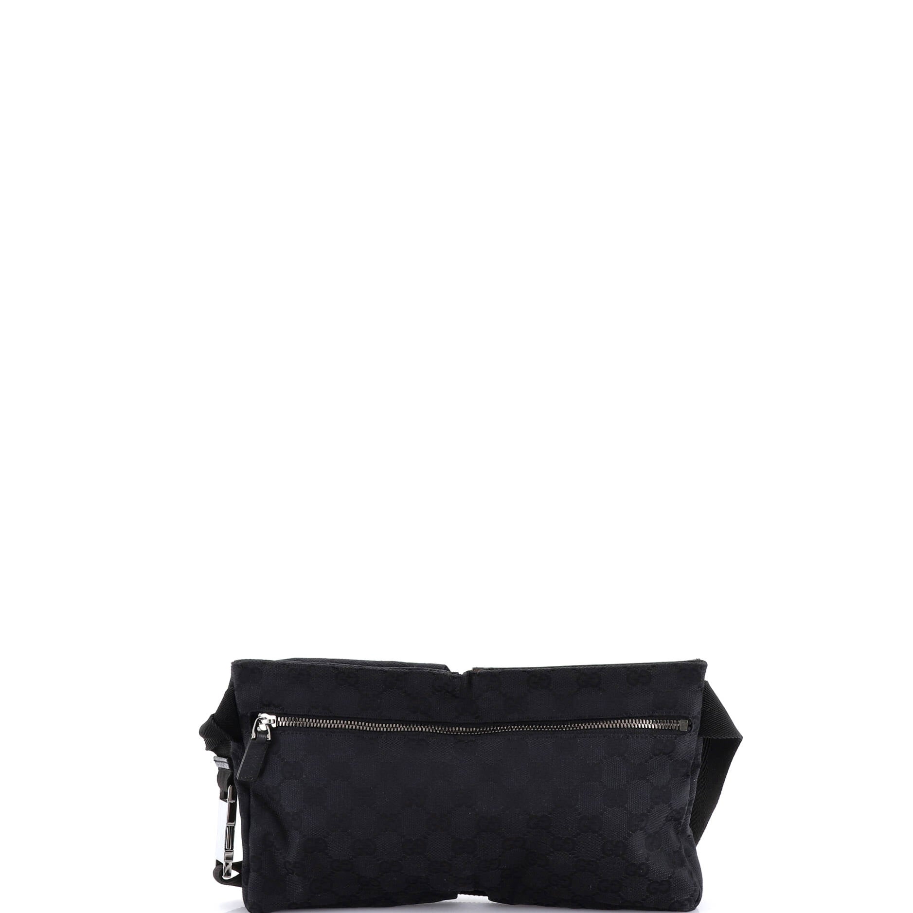 Vintage Double Belt Bag GG Canvas with Leather