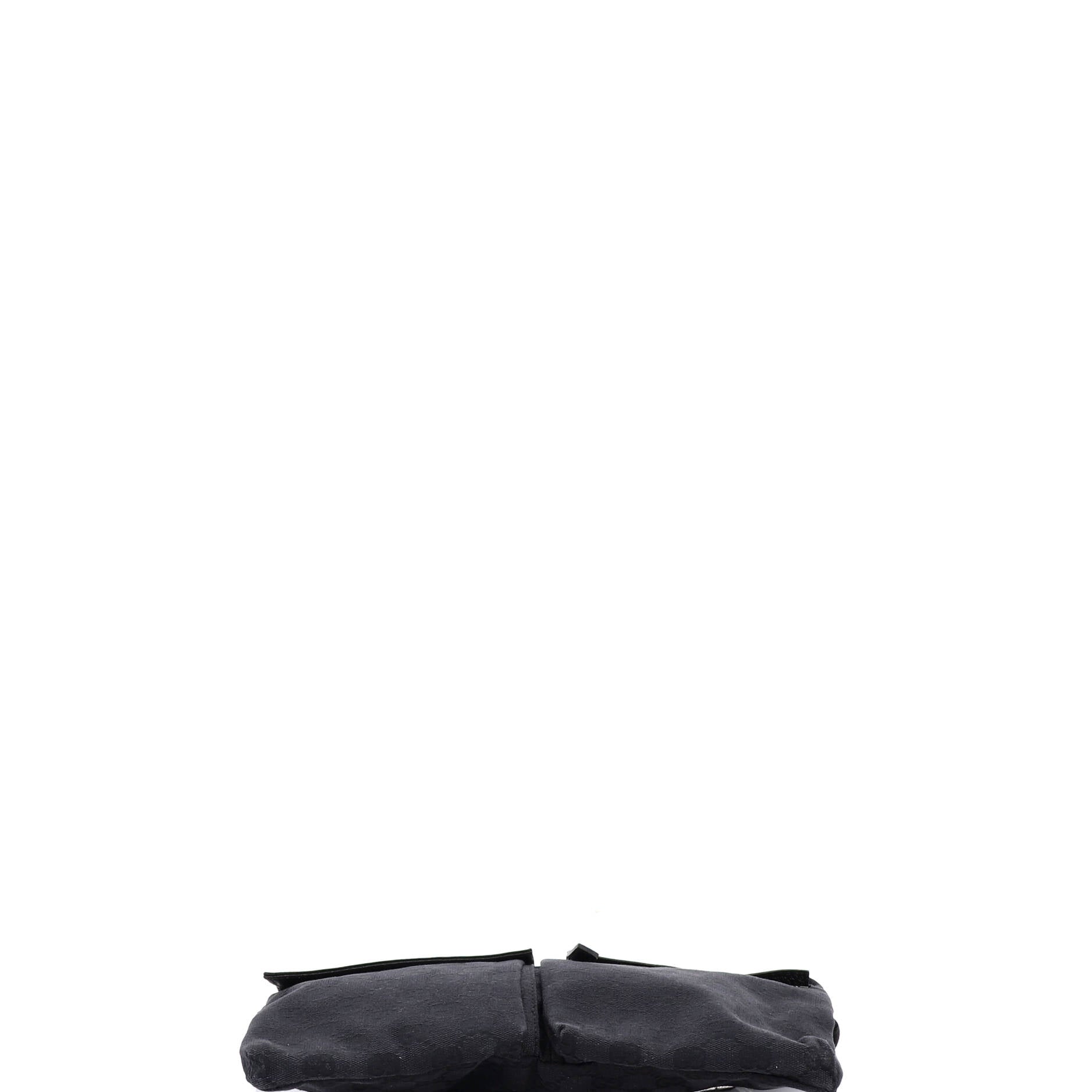Vintage Double Belt Bag GG Canvas with Leather