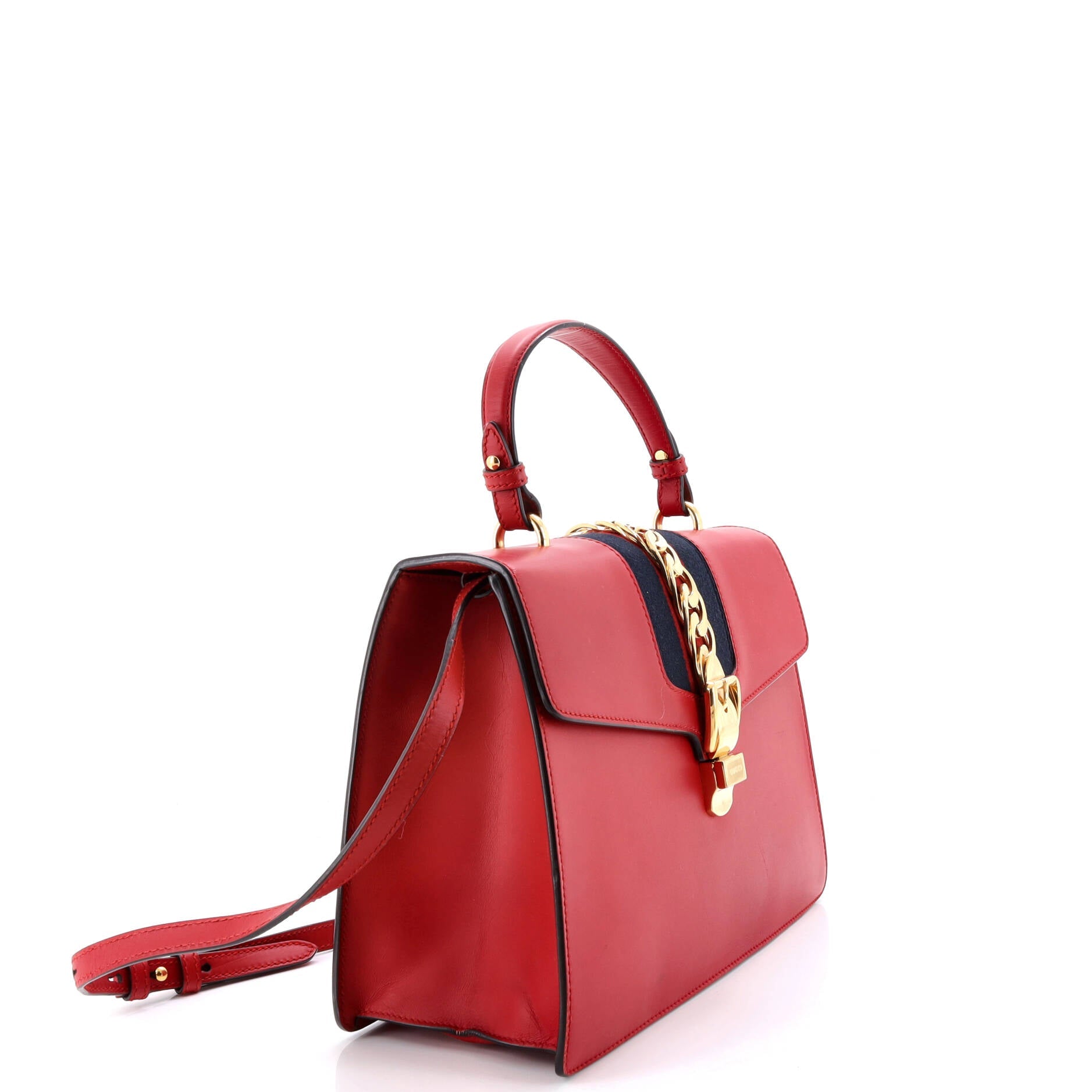 Sylvie Top Handle Bag Leather Medium