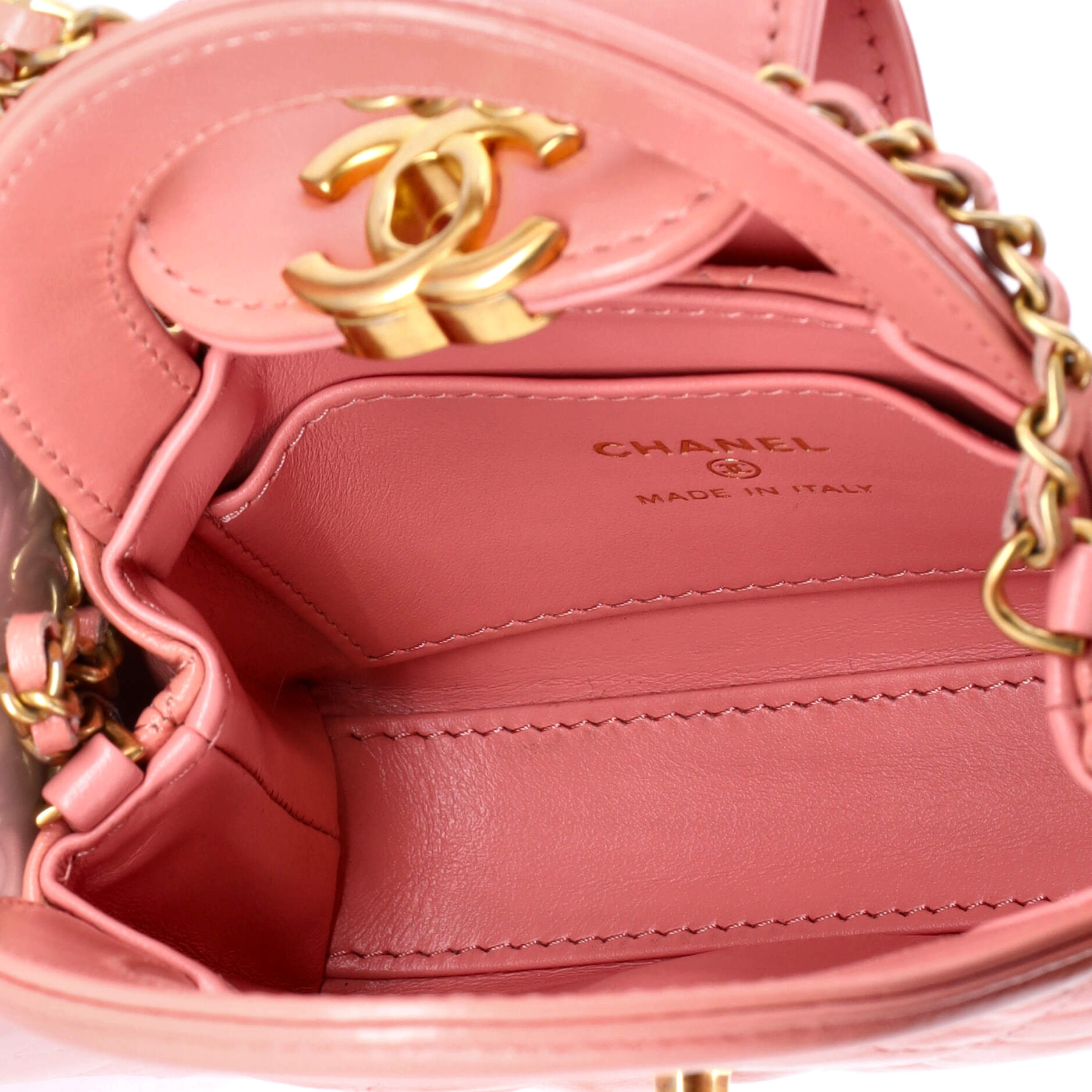 Kelly Top Handle Shopping Bag Quilted Shiny Aged Calfskin Nano