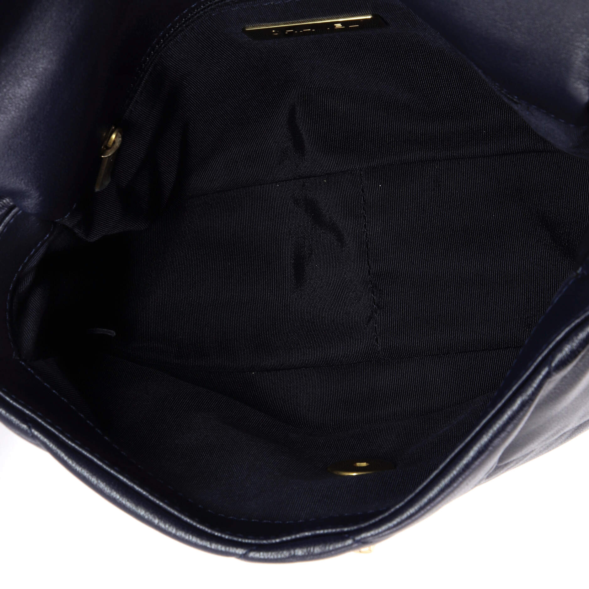 19 Flap Bag Quilted Leather Medium