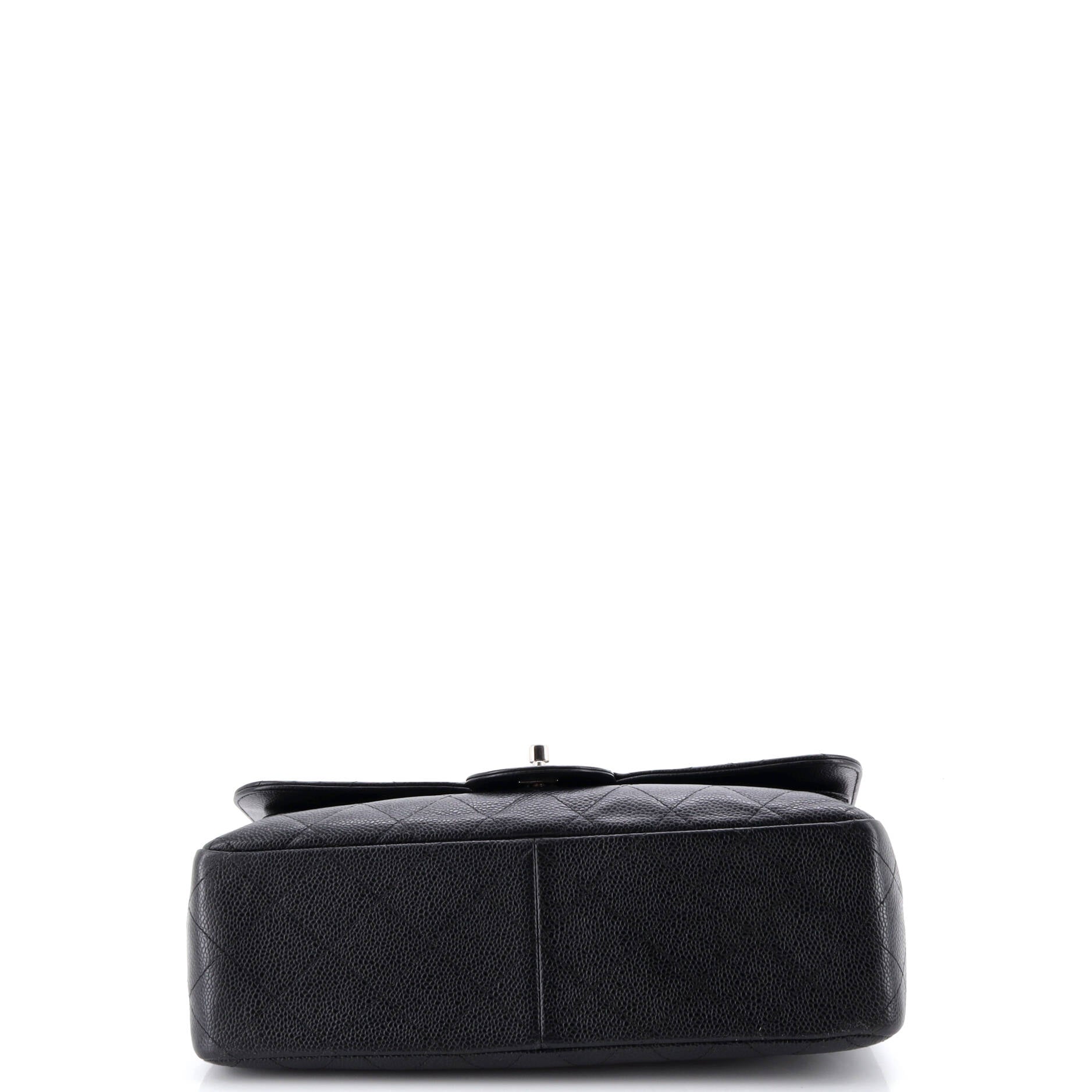 Classic Double Flap Bag Quilted Caviar Jumbo